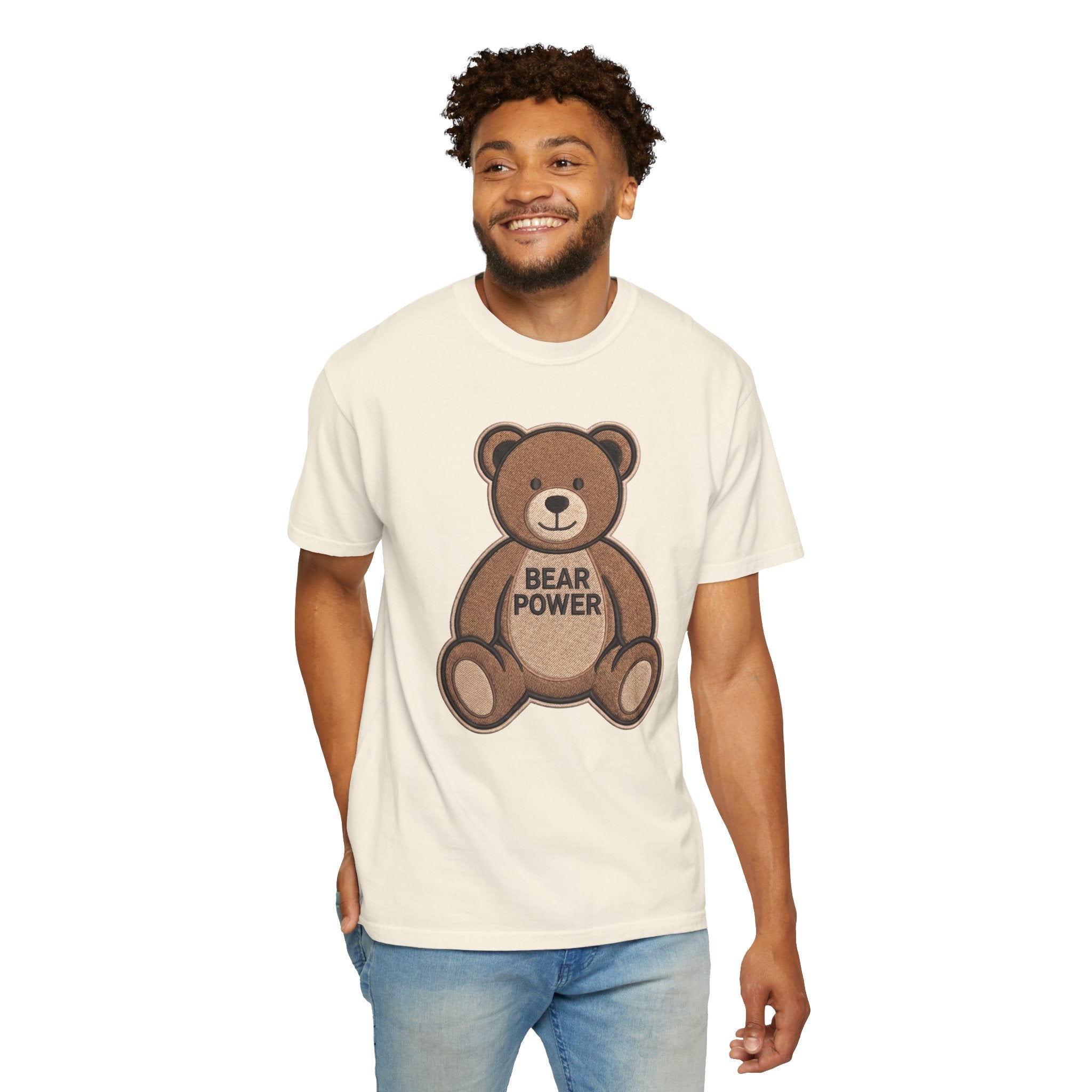Bearmart®: Bear Power Teddybear │Comfort Colors® T-shirt