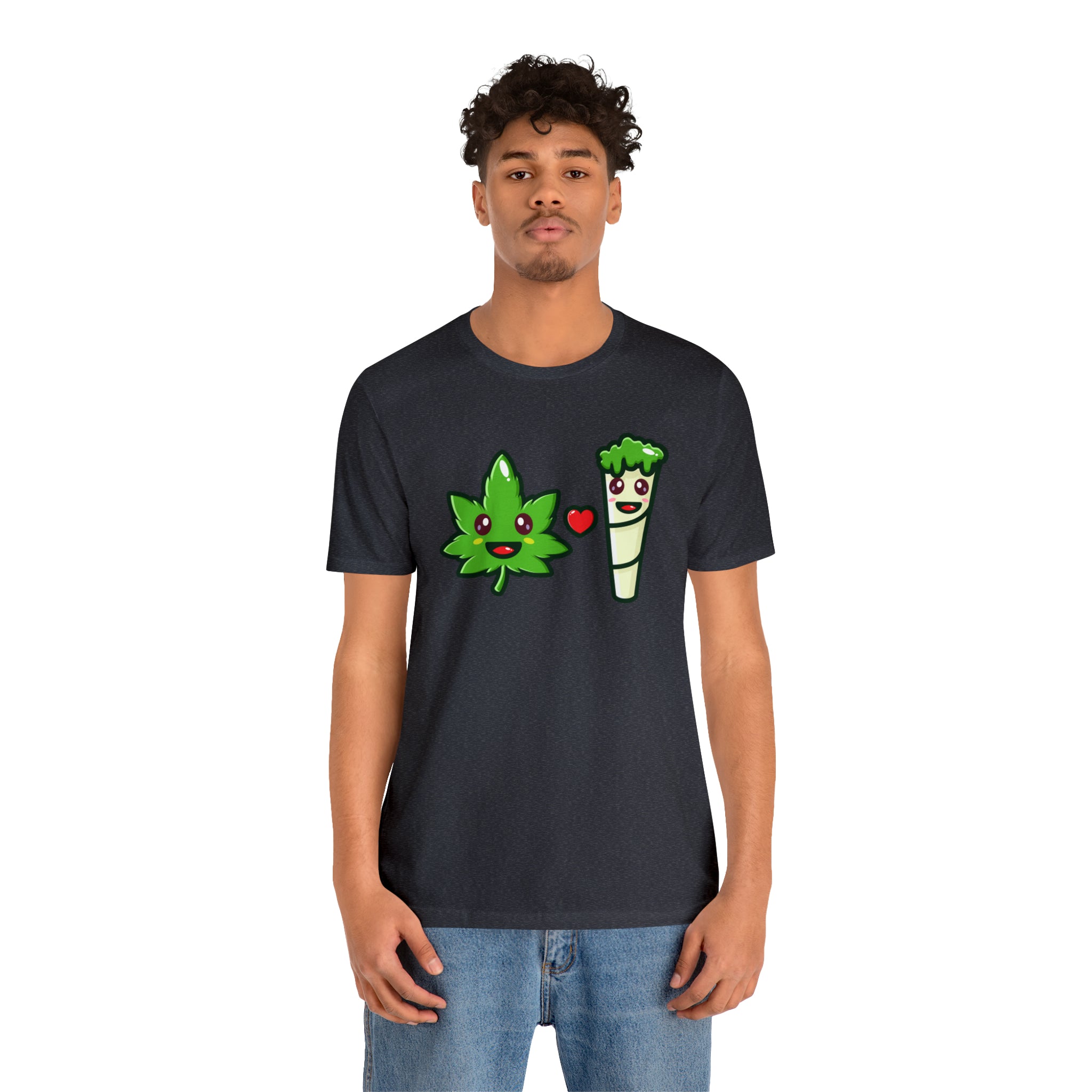 Stoney: Leafy Loves Blunty  │Premium Jersey T-shirt