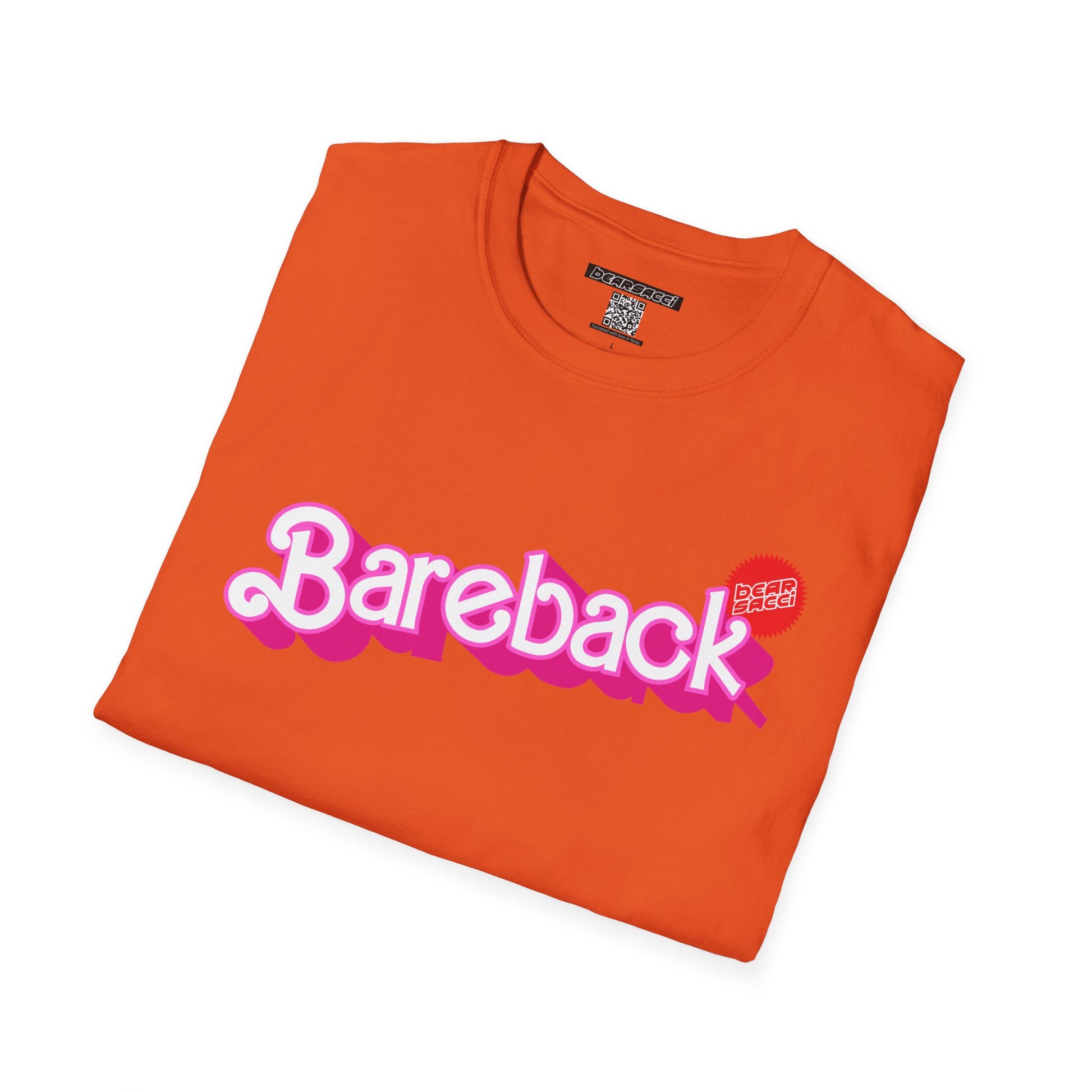Bearbie® X Slutpride®: Bareback Logo │Softsyle T-shirt