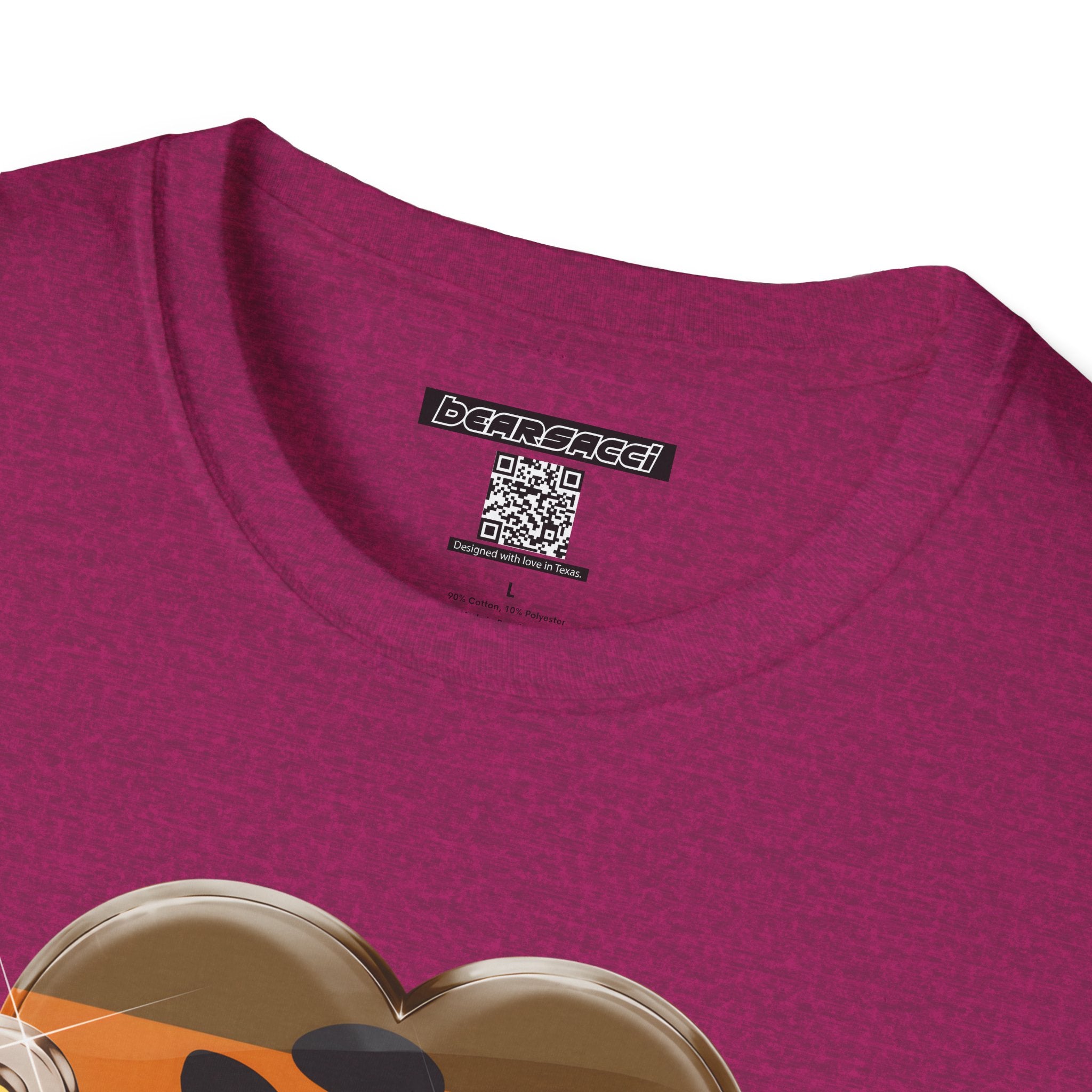 Bearbie®: Heart Claw Logo (Bear Flag Version)│ Softsyle T-shirt