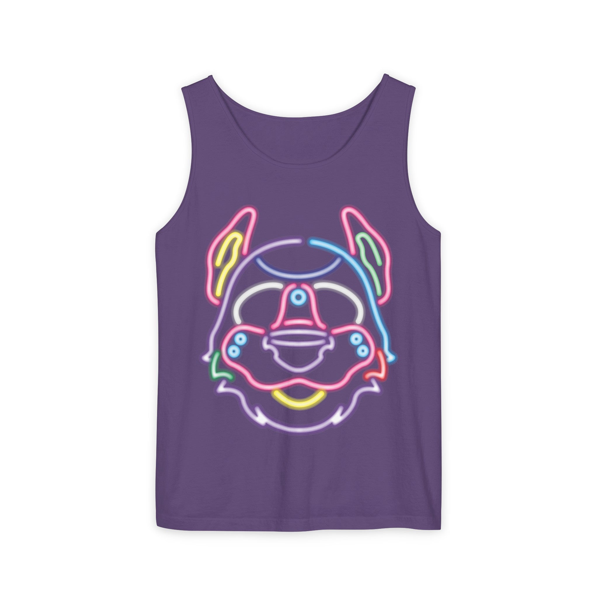 YIFF®: Neon Good Buy (Pup Mask) │ Garment-Dyed Tank Top