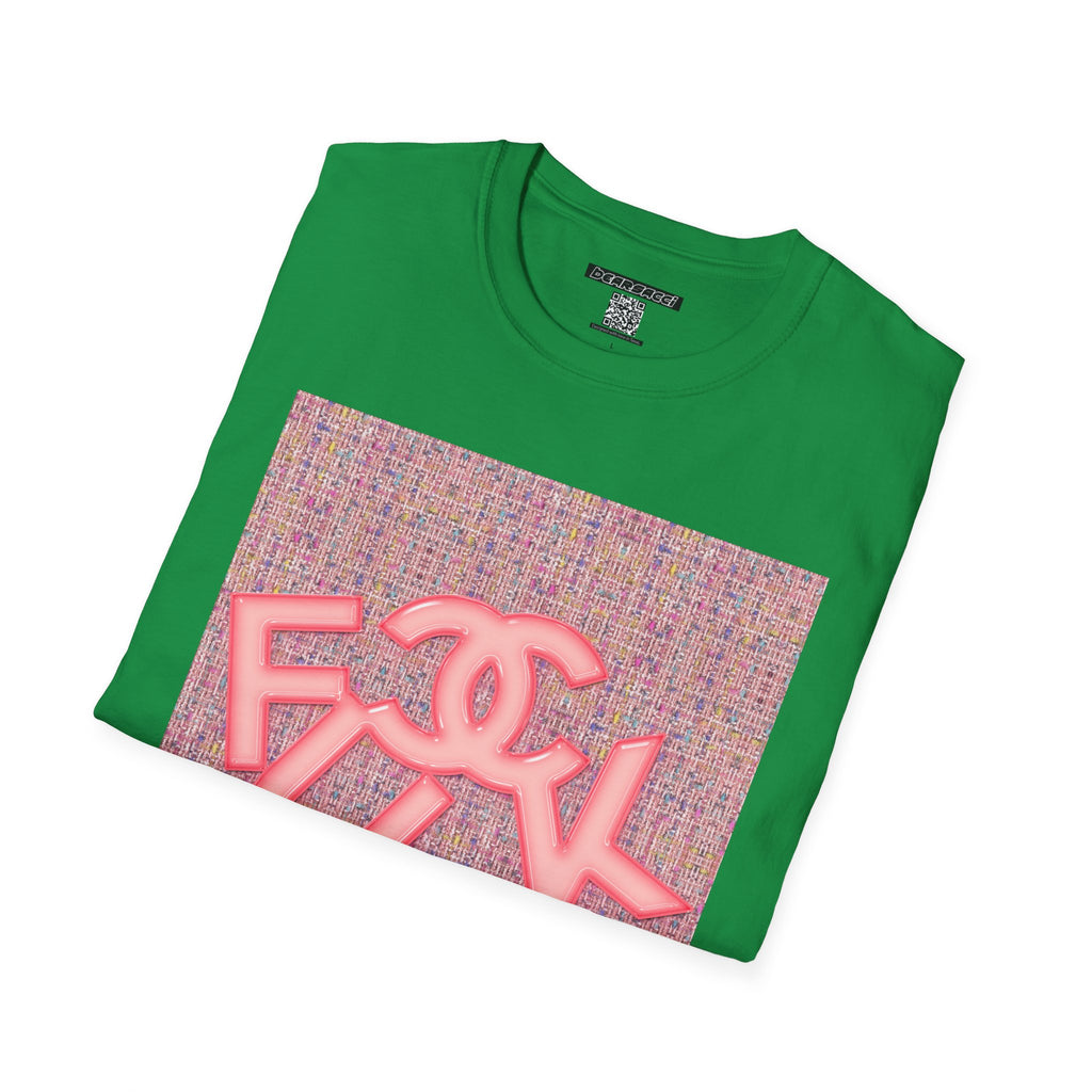 Fake Designer™: Pink Tweed Fuck│ Softsyle T-shirt