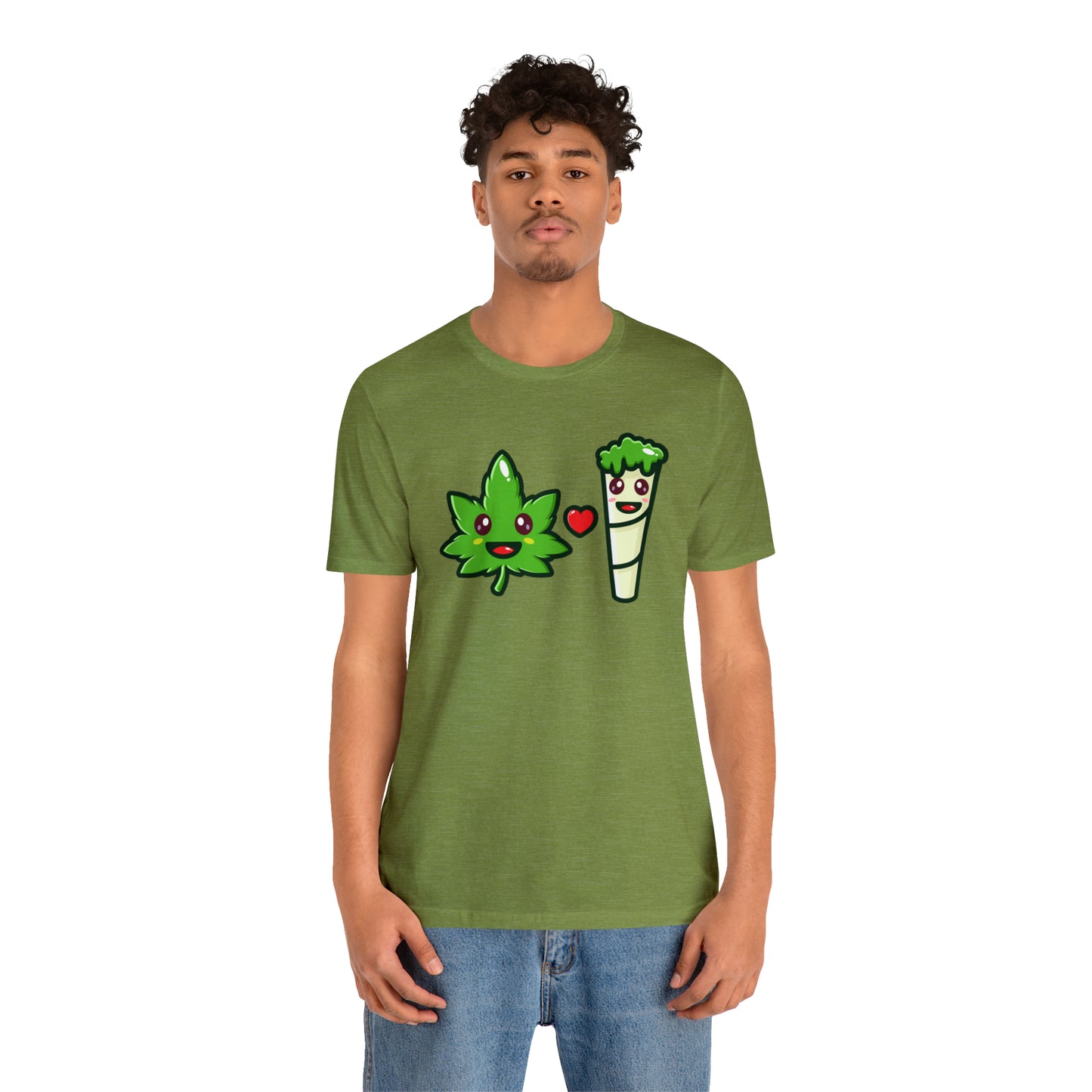 Stoney: Leafy Loves Blunty  │Premium Jersey T-shirt