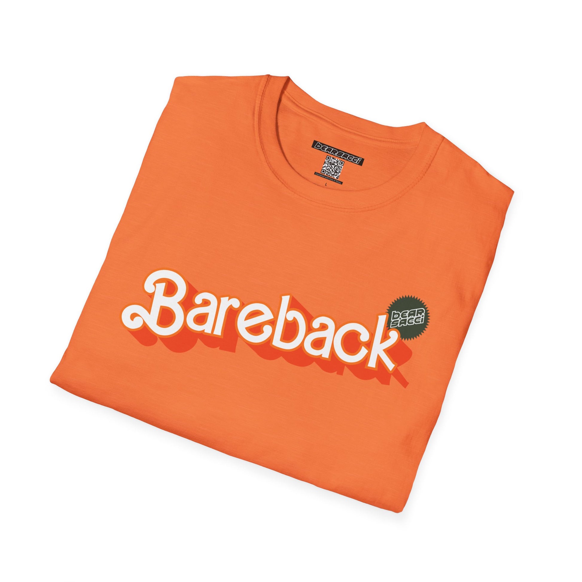 Bearbie® X Slutpride®: Bareback Logo (Hunter) │Softsyle T-shirt