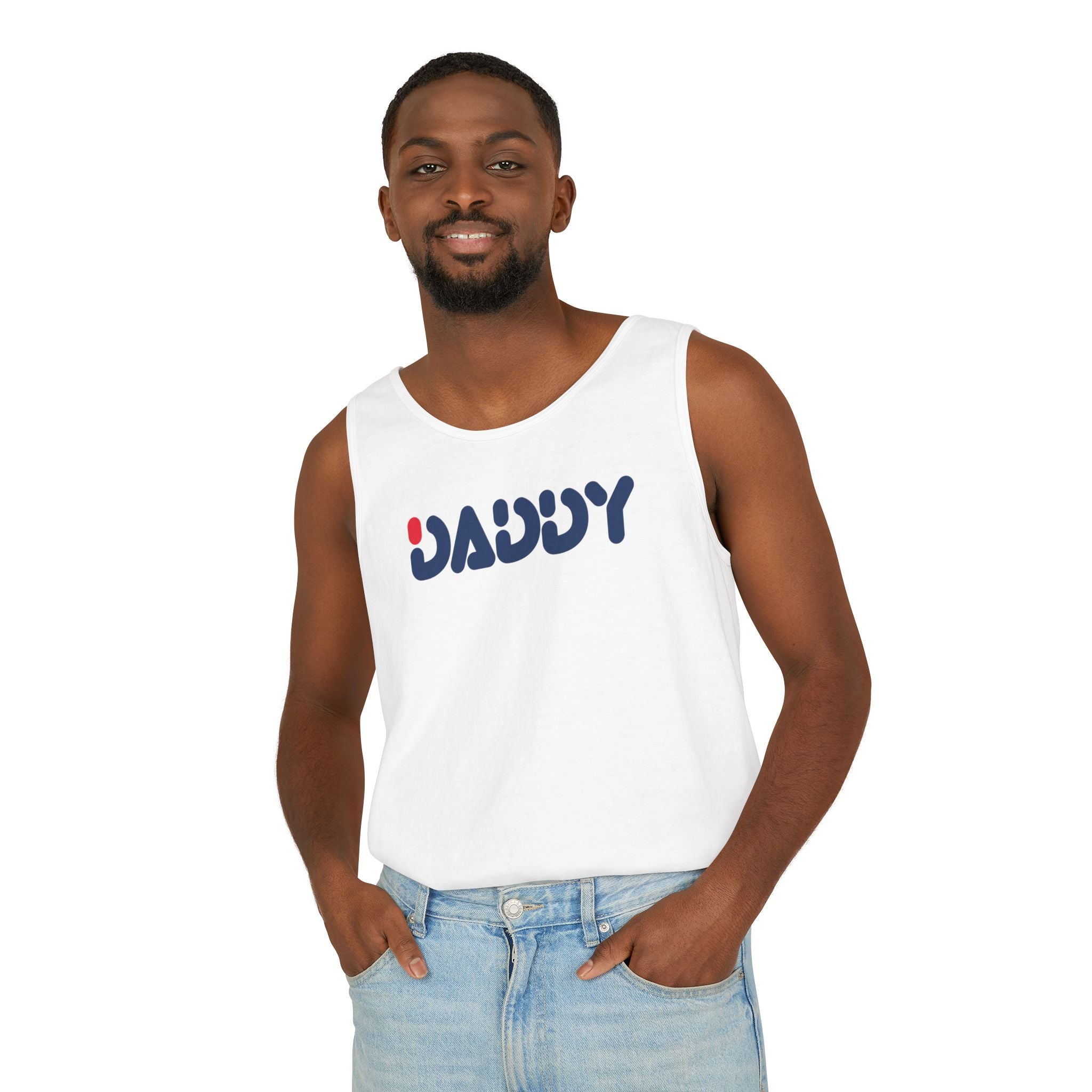 Fake Designer™ x GymBros™: Daddy │ Garment-Dyed Tank Top