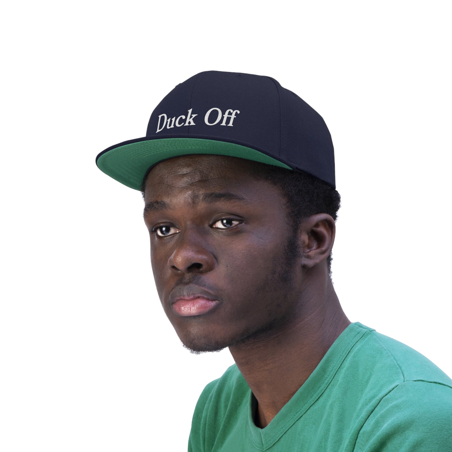 Duck Off │ Unisex Flat Bill Hat