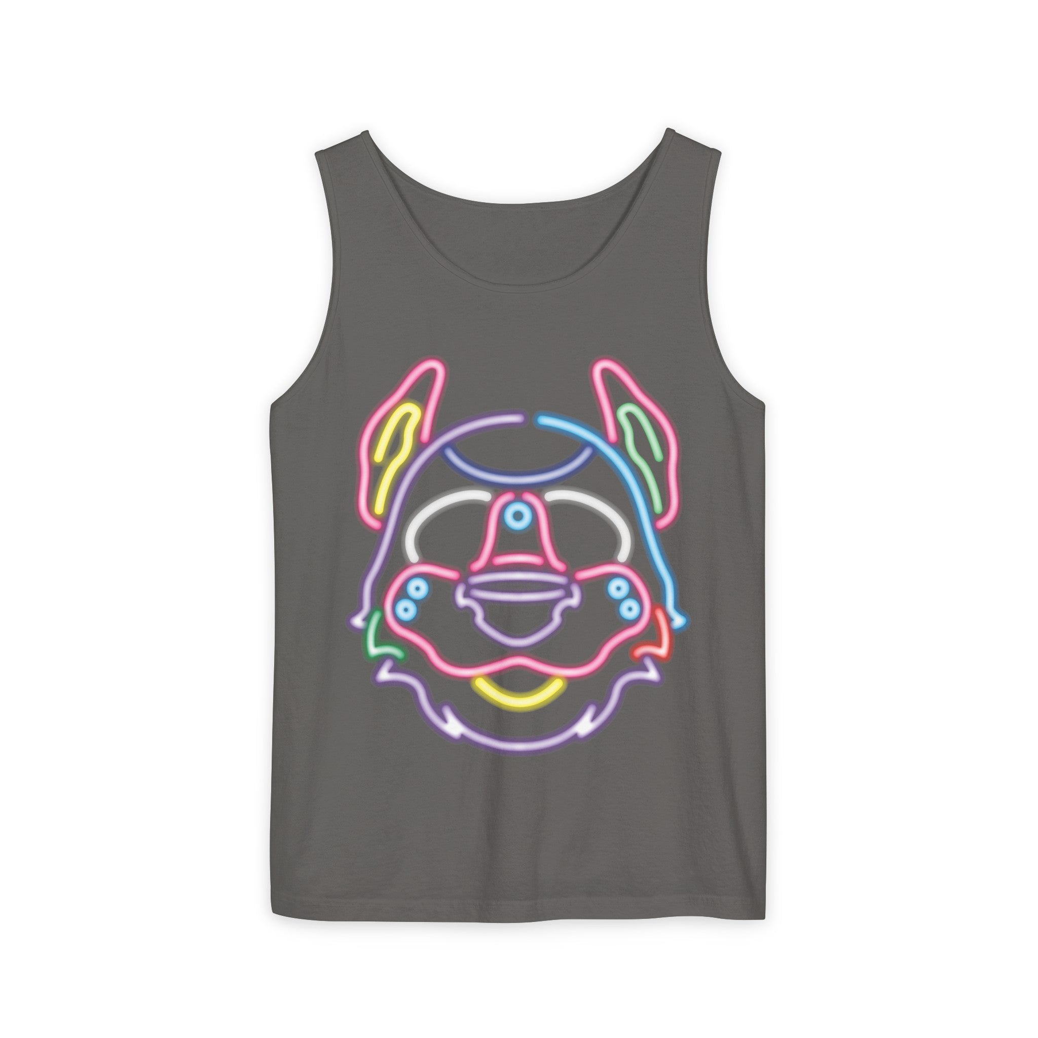 YIFF®: Neon Good Buy (Pup Mask) │ Garment-Dyed Tank Top