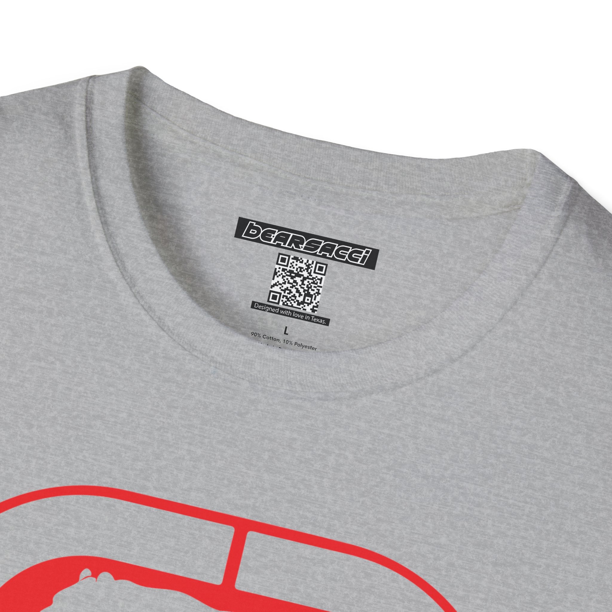 Bearmart® X FakeDesigner®: Bearsacci® Street Logo Tee │Softsyle T-shirt