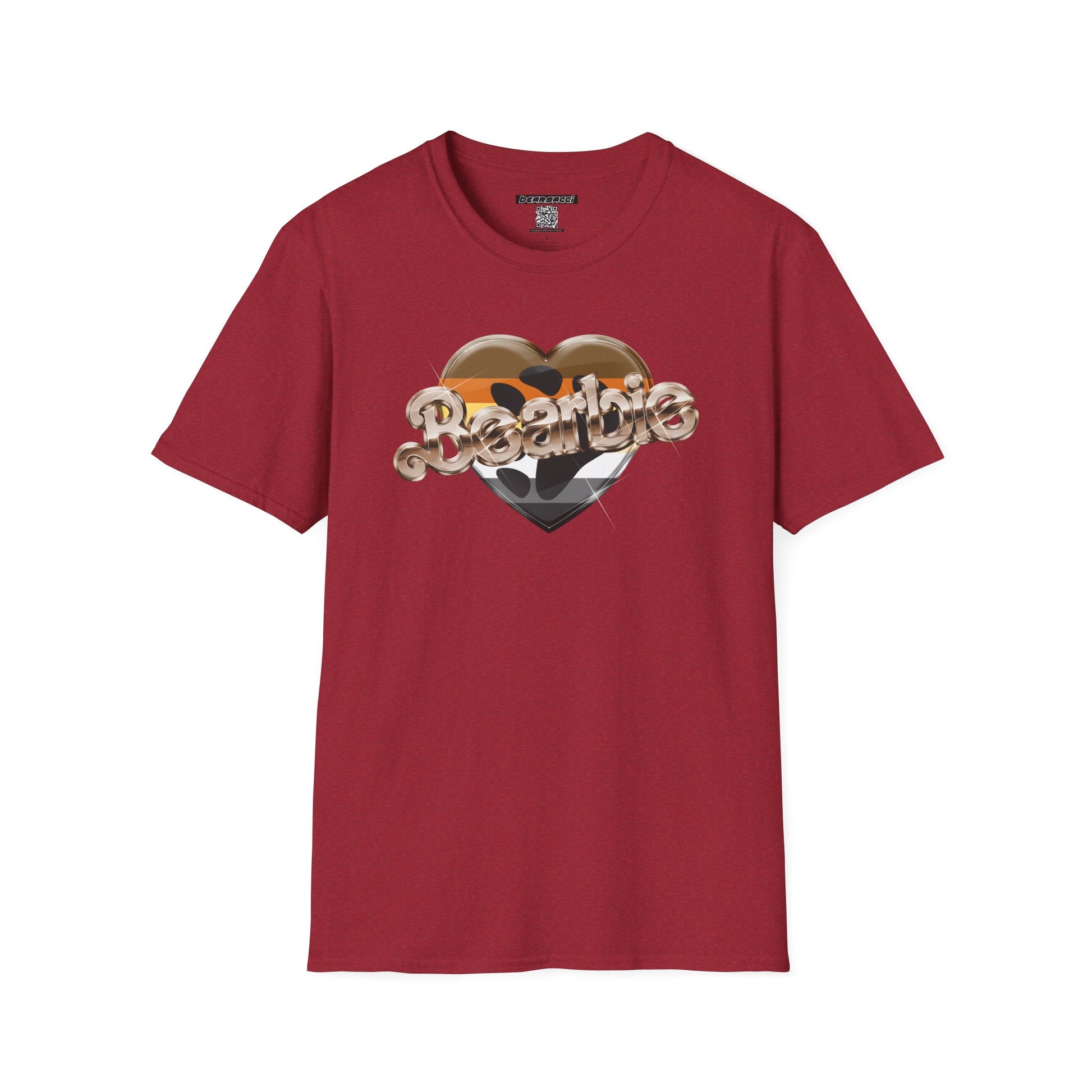 Bearbie®: Heart Claw Logo (Bear Flag Version)│ Softsyle T-shirt