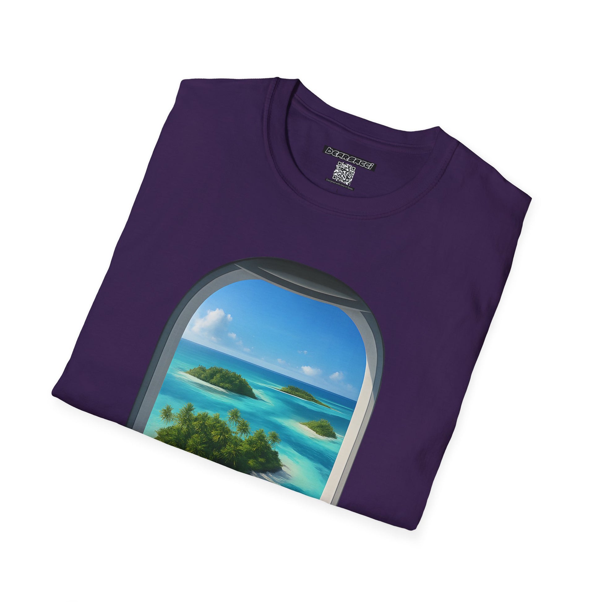 HyperPop™ X Wanderlust™ X FakeDesigner™: Window Seat Porthole Fantasy │ Softsyle T-shirt