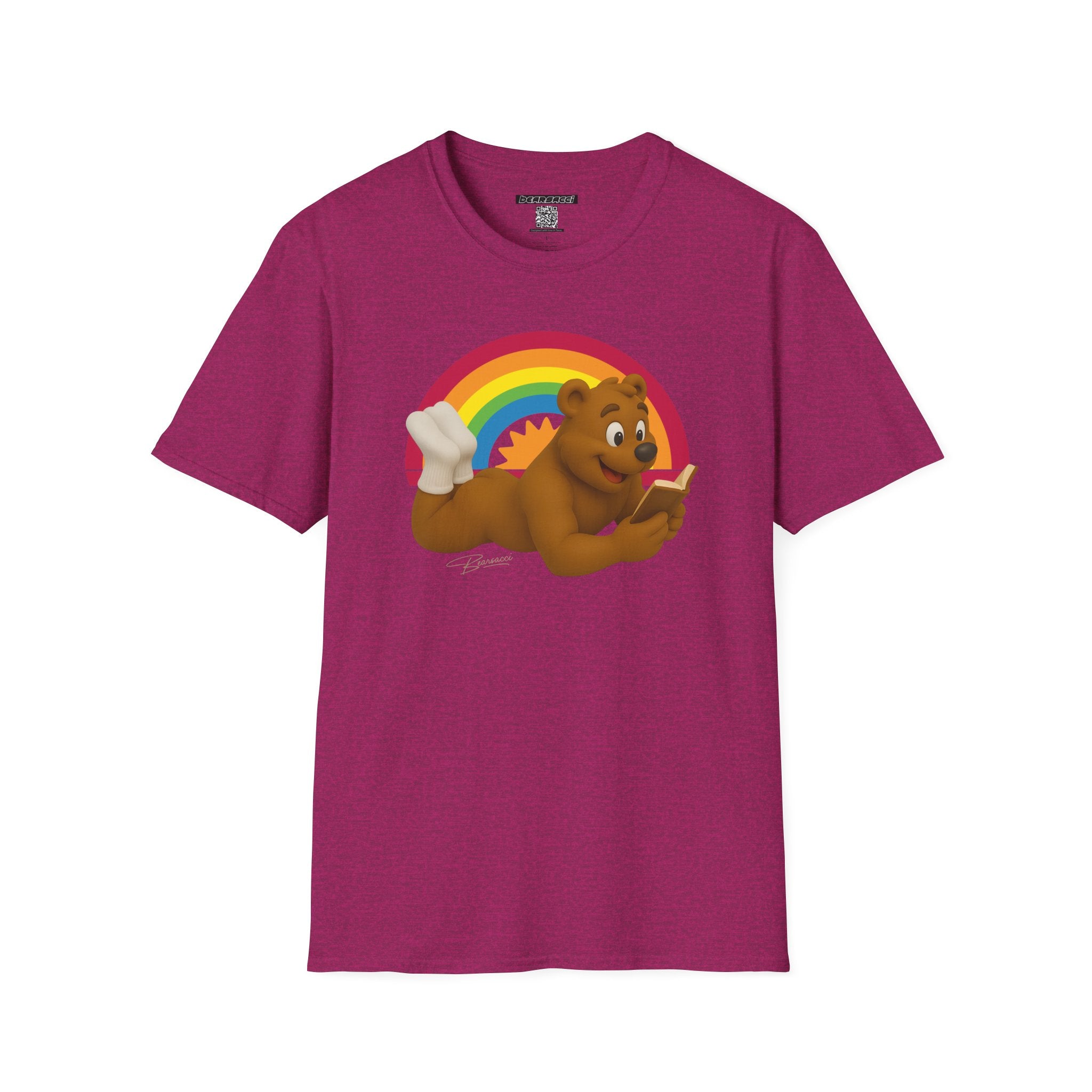 Bearsacci™: Page-Turner, Head-Turner Bare Bear│ Softsyle T-shirt