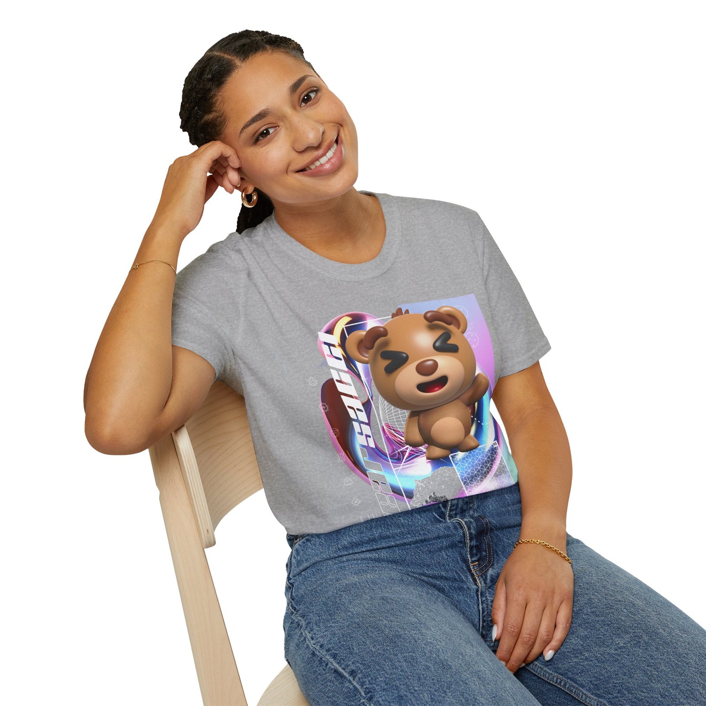 HyperPop™: Y2K Teddy Bear │ Softsyle T-shirt