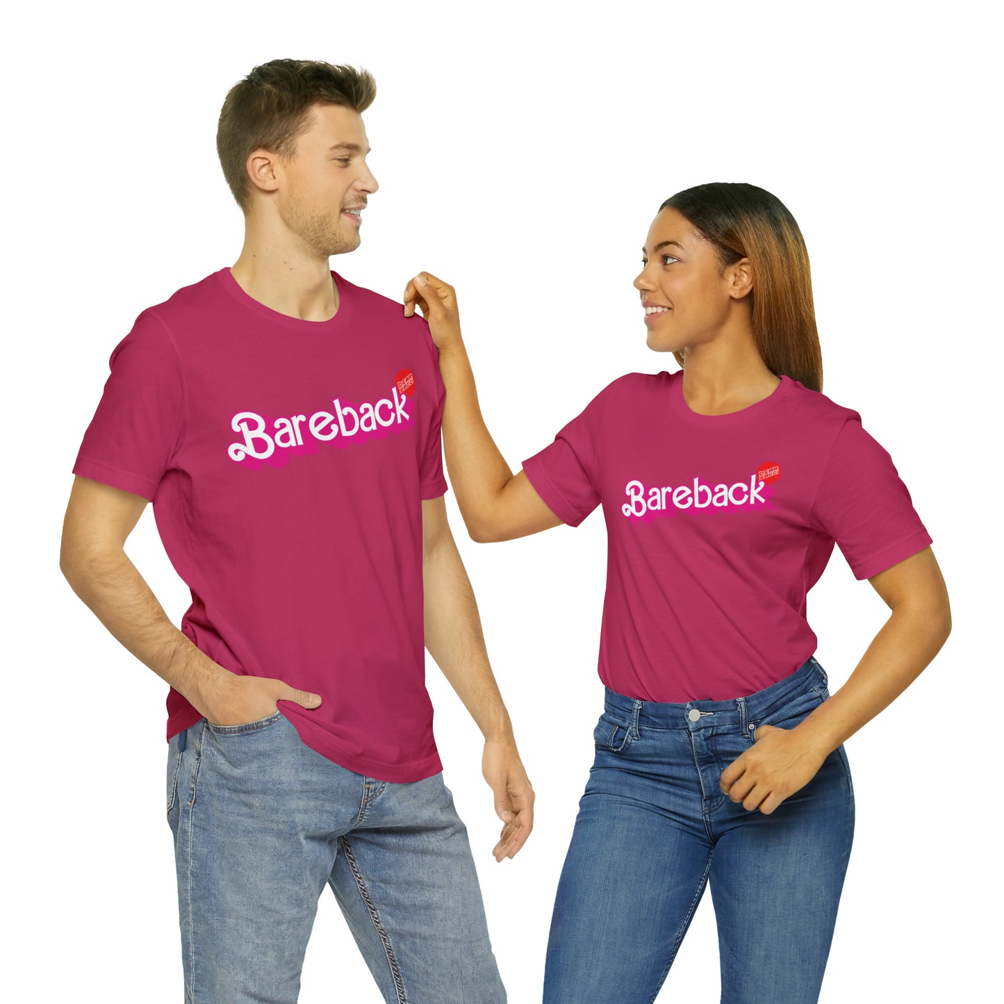 Bearbie™ X Slutpride™: Bareback Logo │Premium Jersey T-shirt