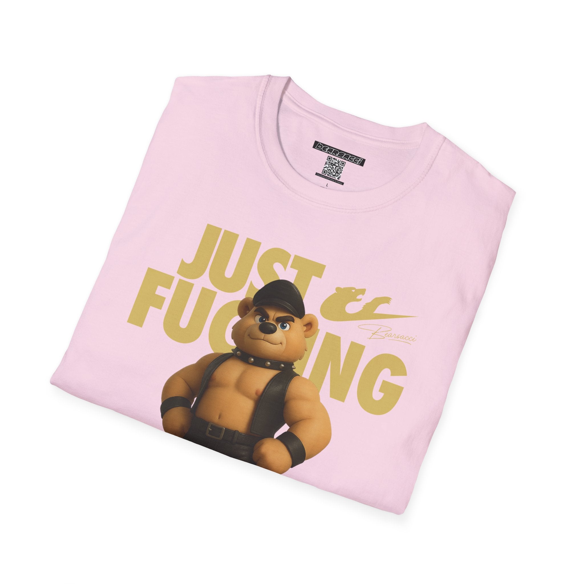 Bearsacci™ X Dominion: Just Fucking Do It Dom Daddy Teddy Bear│ Softsyle T-shirt