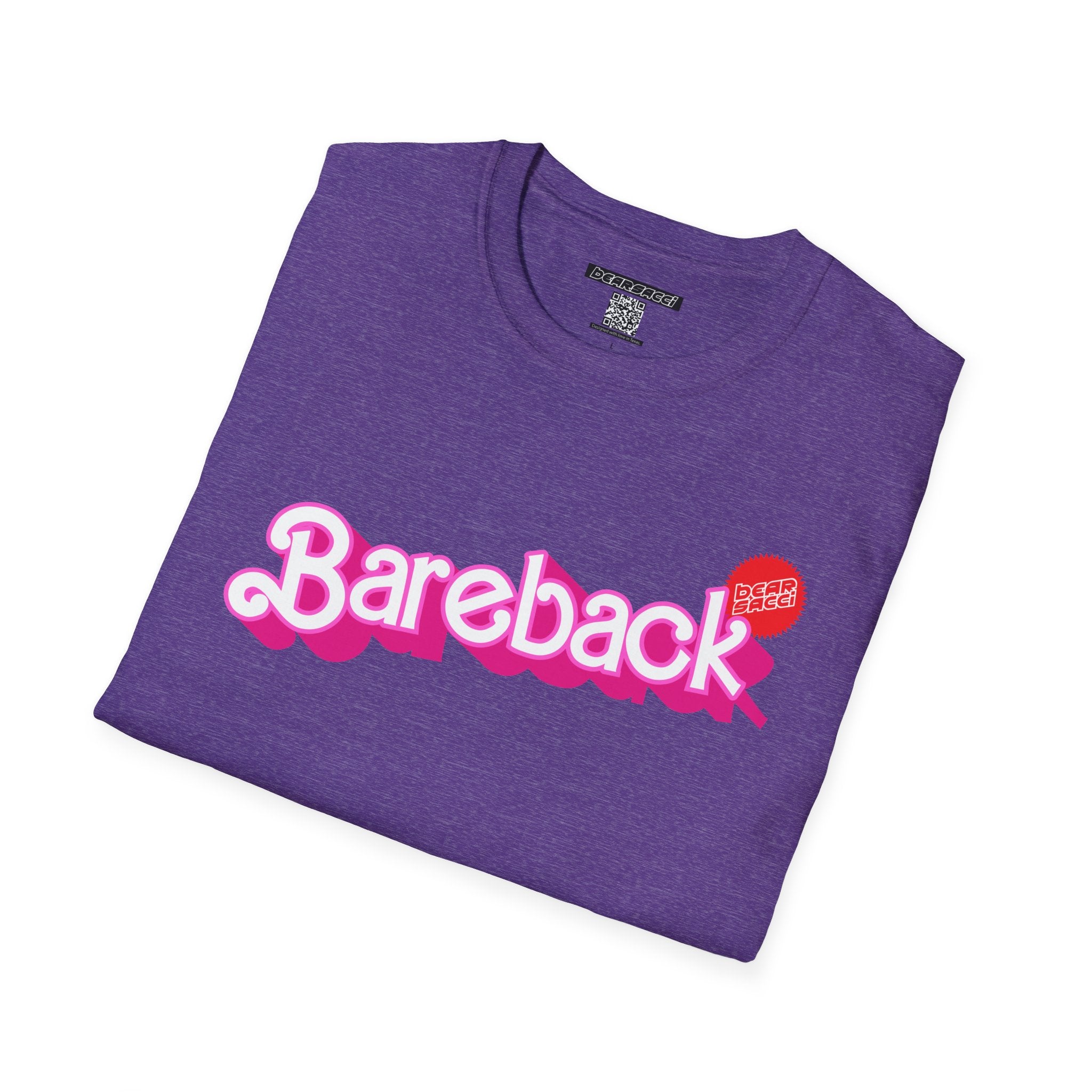 Bearbie® X Slutpride®: Bareback Logo │Softsyle T-shirt
