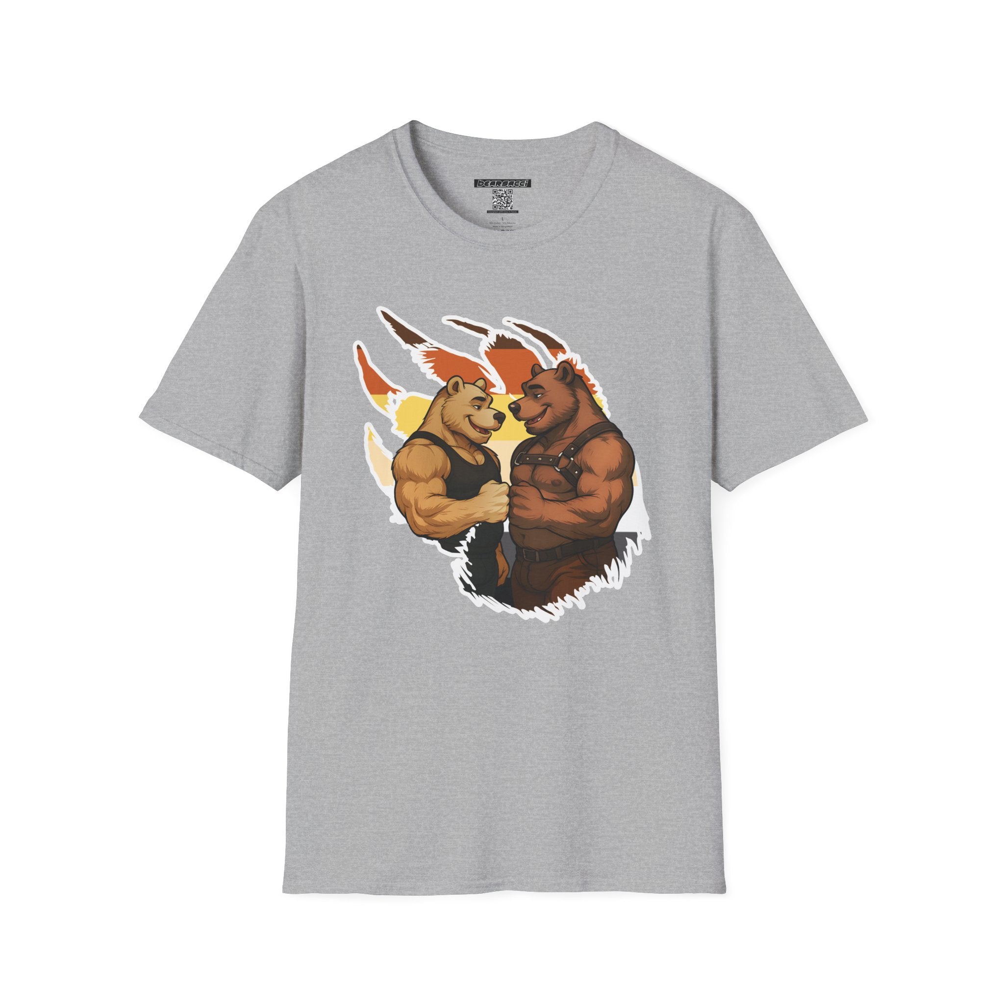 Bearsacci™: Fist Bumping Bears │ Softsyle T-shirt