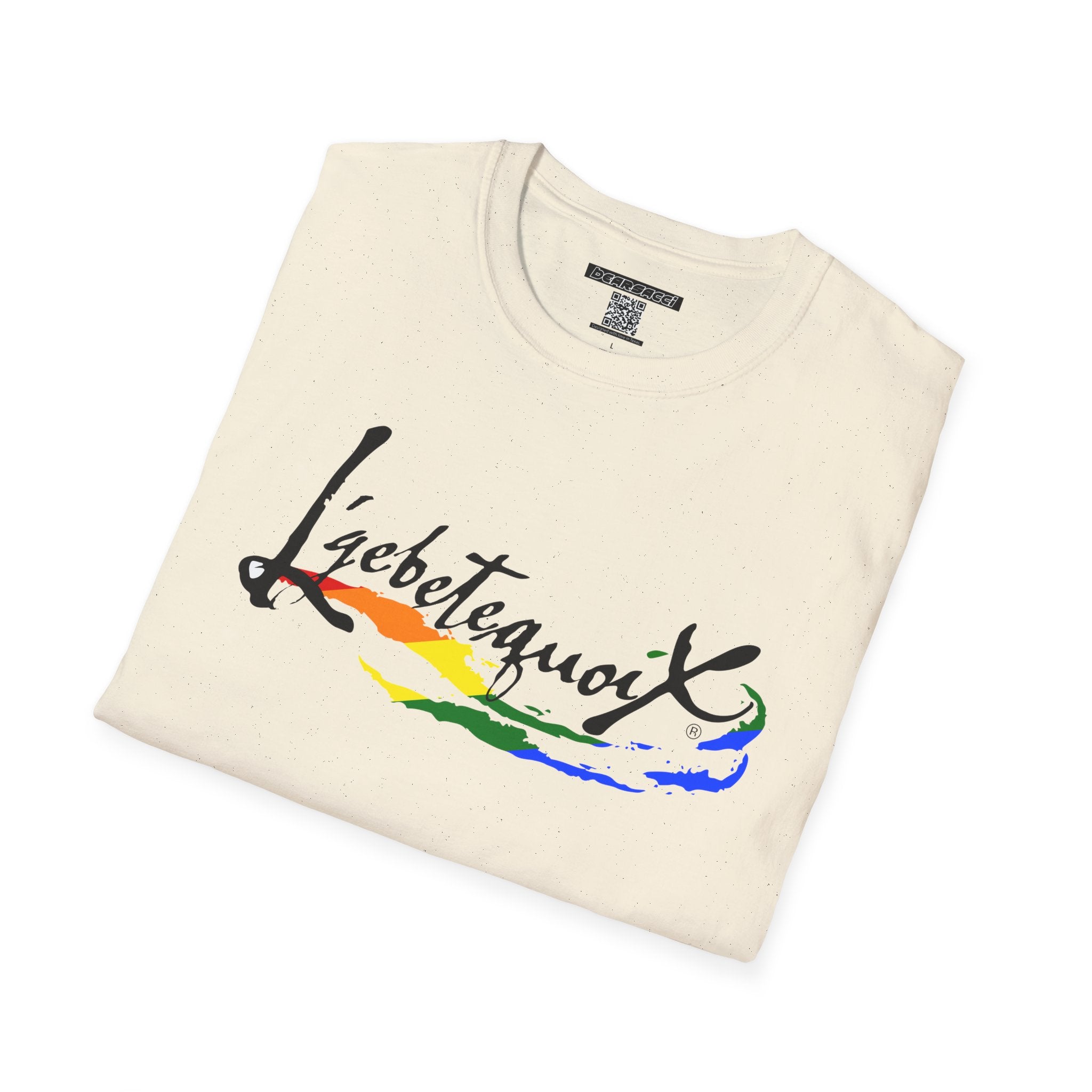HyperPop® X FakeDesigner®: L’gbetegquoix (LGBT) Rainbow Version │ Softsyle T-shirt
