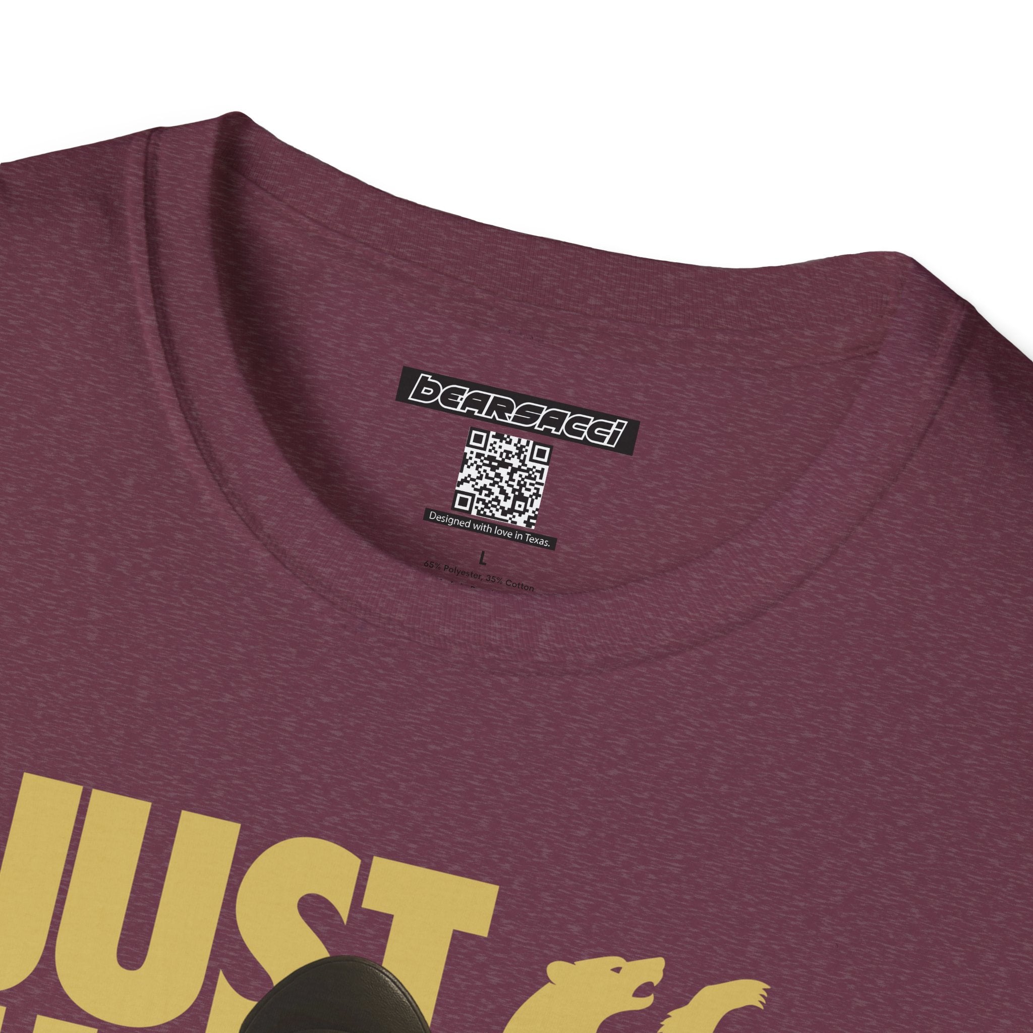 Bearsacci™ X Dominion: Just Fucking Do It Dom Daddy Teddy Bear│ Softsyle T-shirt