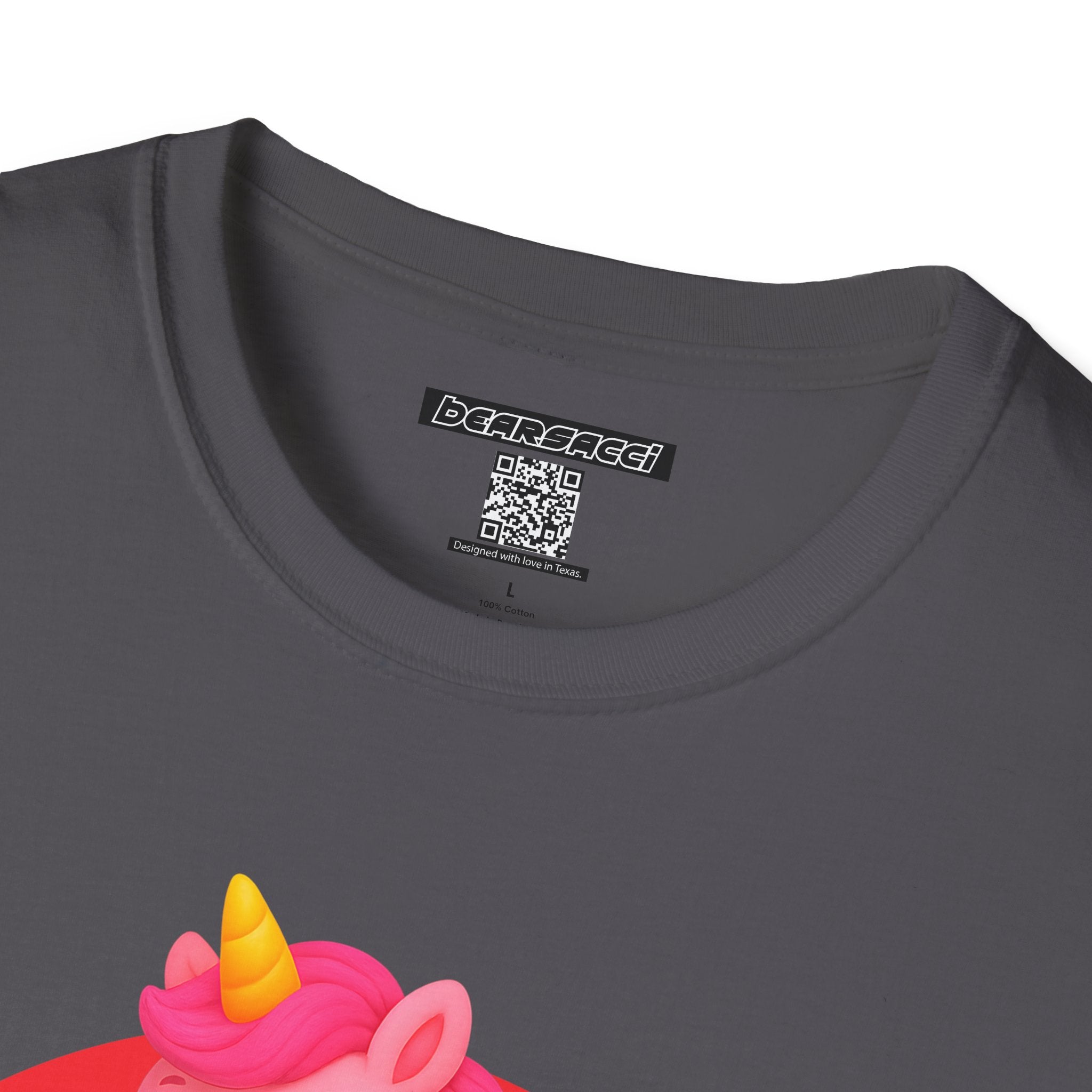 HyperPop™: Totally Straight Pink Unicorn │ Softsyle T-shirt