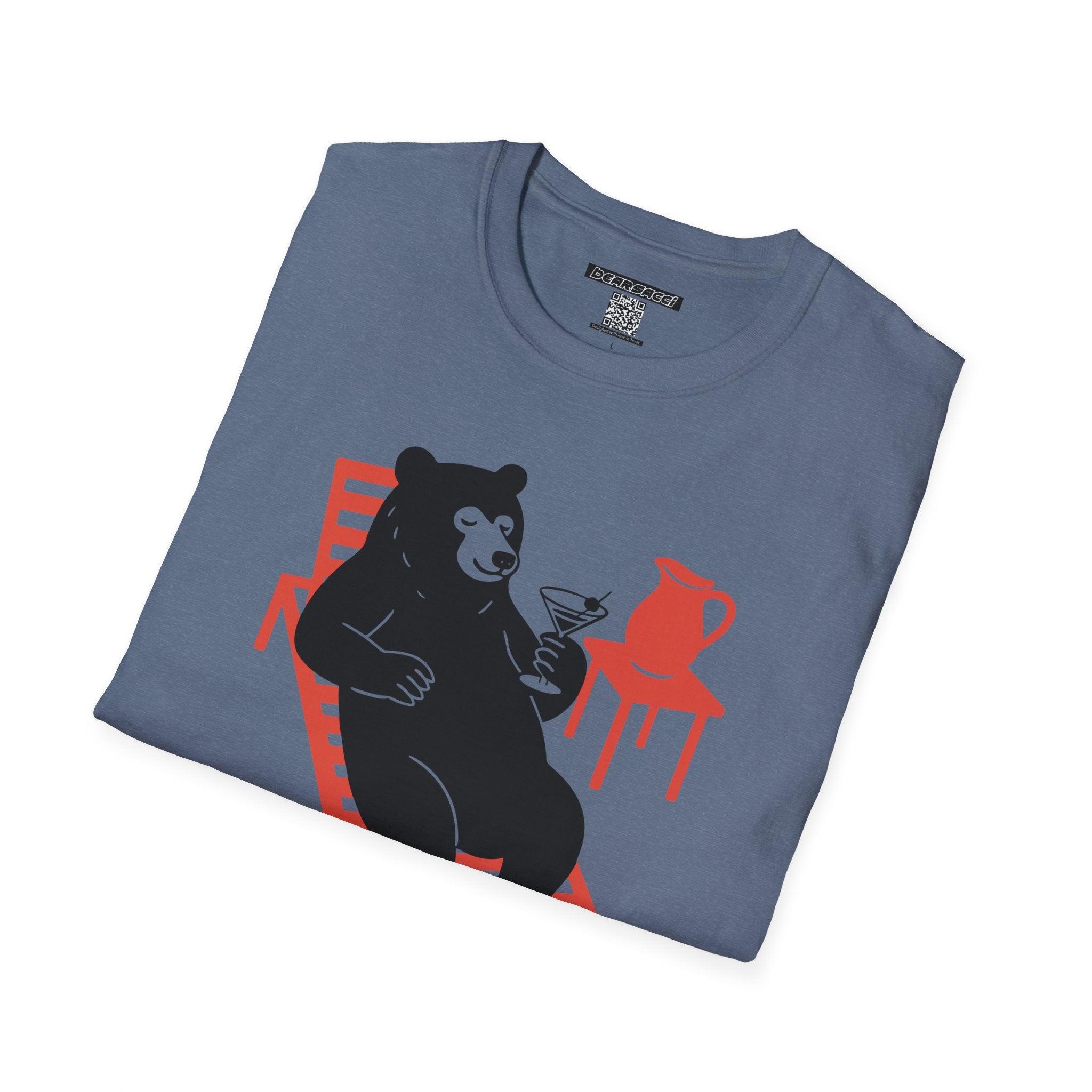 Bearsacci® X Wanderlust®: Sunday Funday Lazy Bear│ Softsyle T-shirt