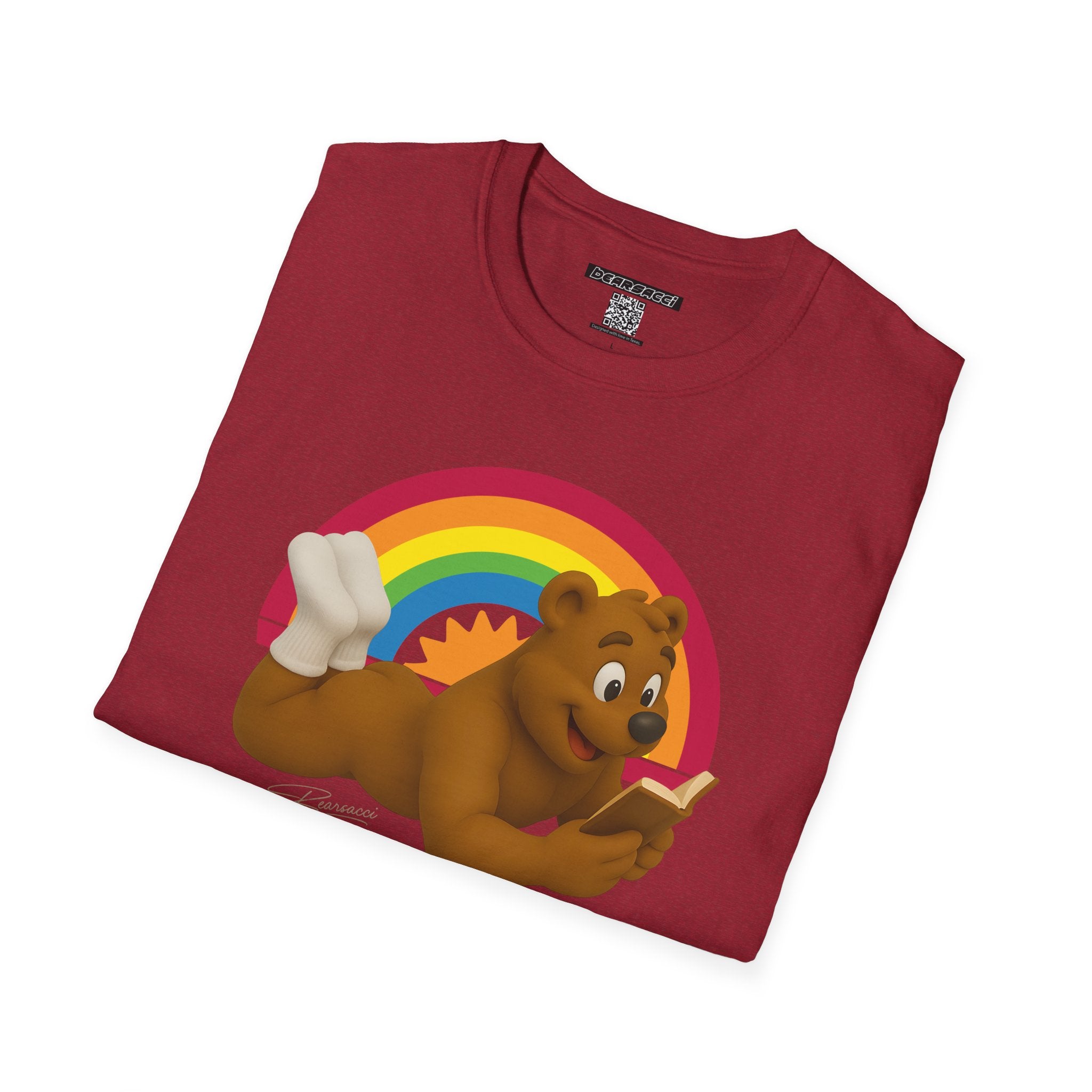 Bearsacci™: Page-Turner, Head-Turner Bare Bear│ Softsyle T-shirt