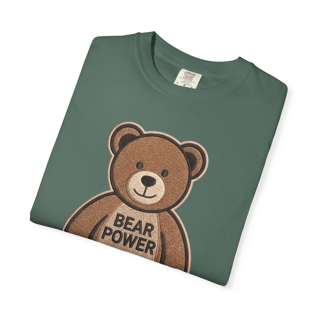 Bearmart®: Bear Power Teddybear │Comfort Colors® T-shirt