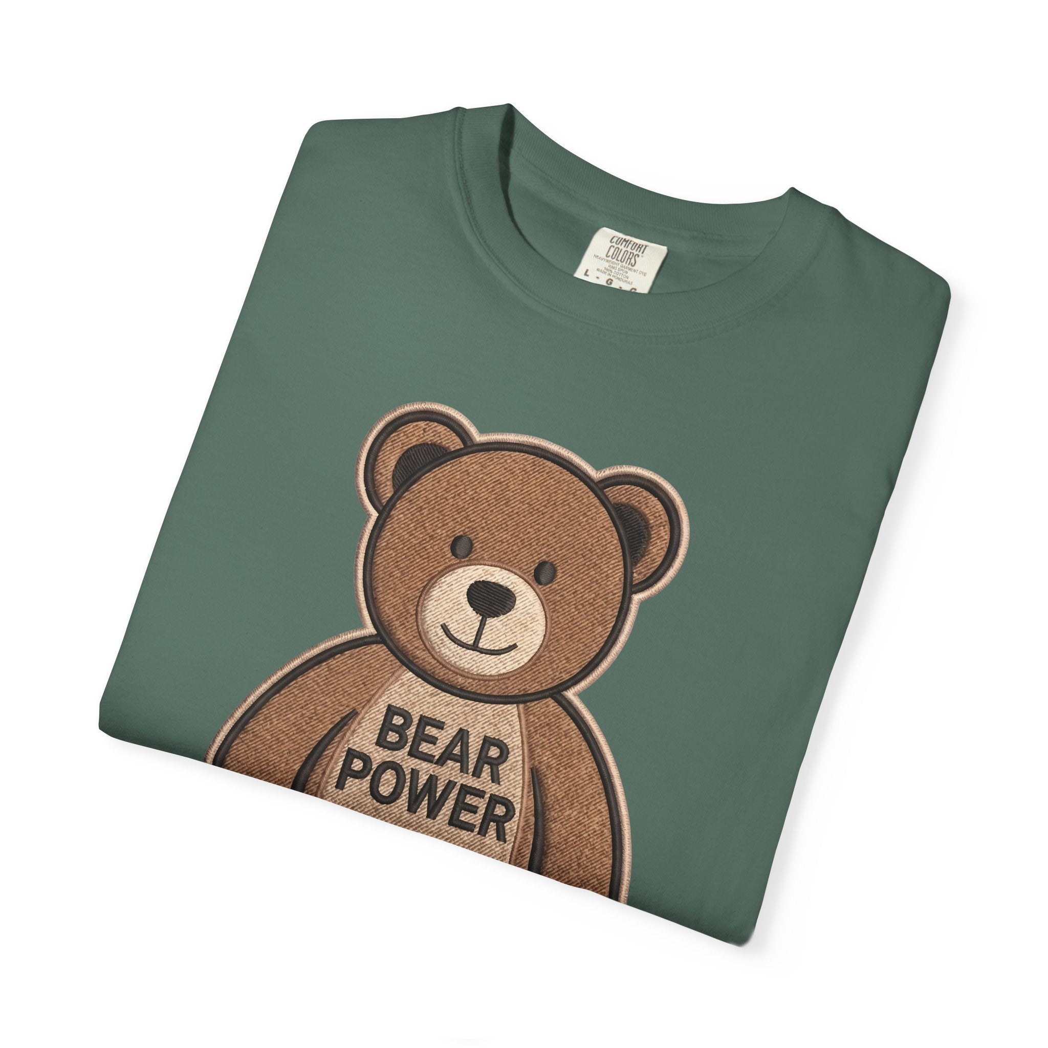 Bearmart®: Bear Power Teddybear │Comfort Colors® T-shirt