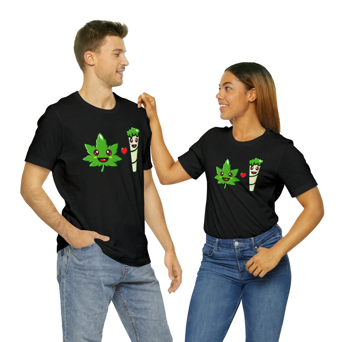 Stoney: Leafy Loves Blunty  │Premium Jersey T-shirt