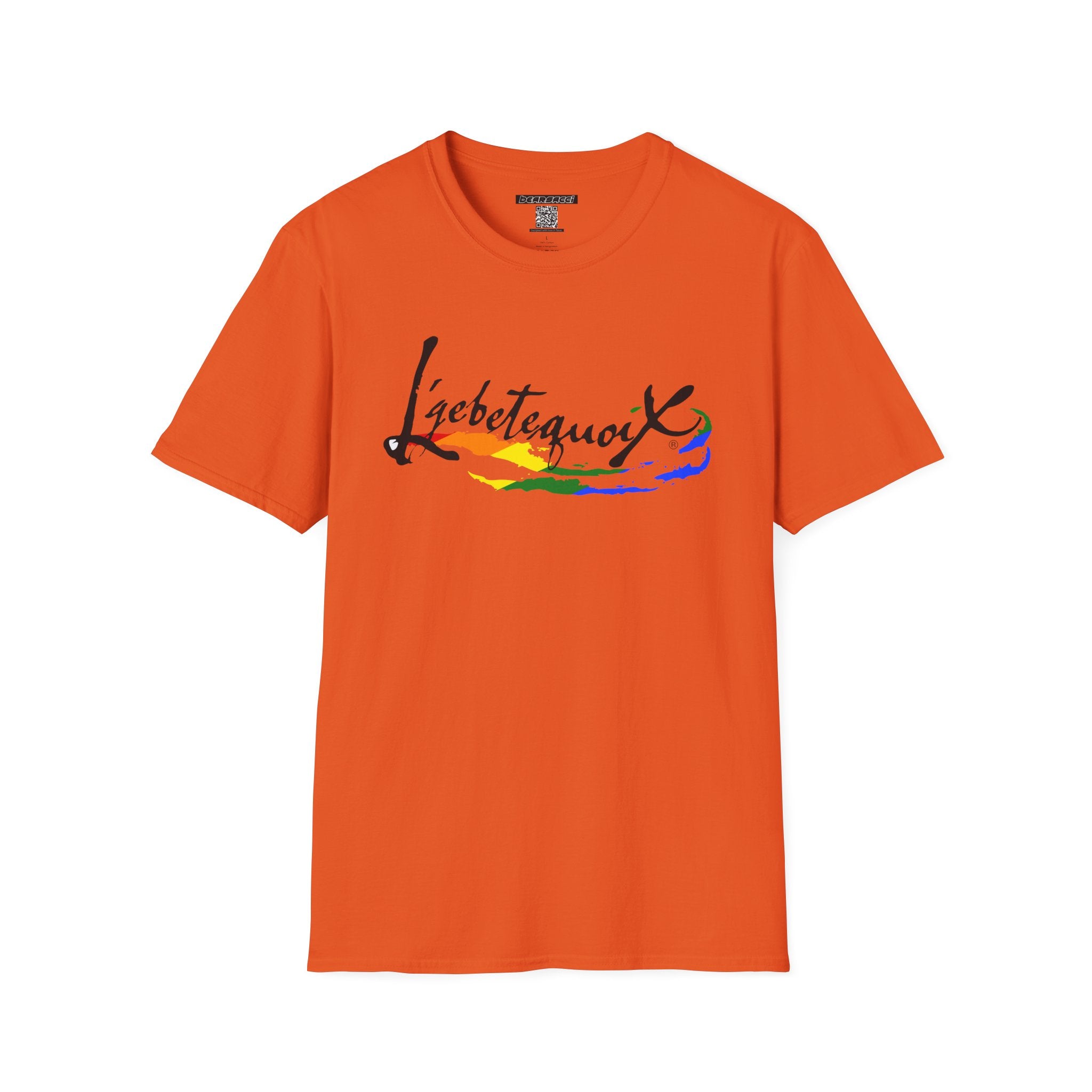 HyperPop® X FakeDesigner®: L’gbetegquoix (LGBT) Rainbow Version │ Softsyle T-shirt