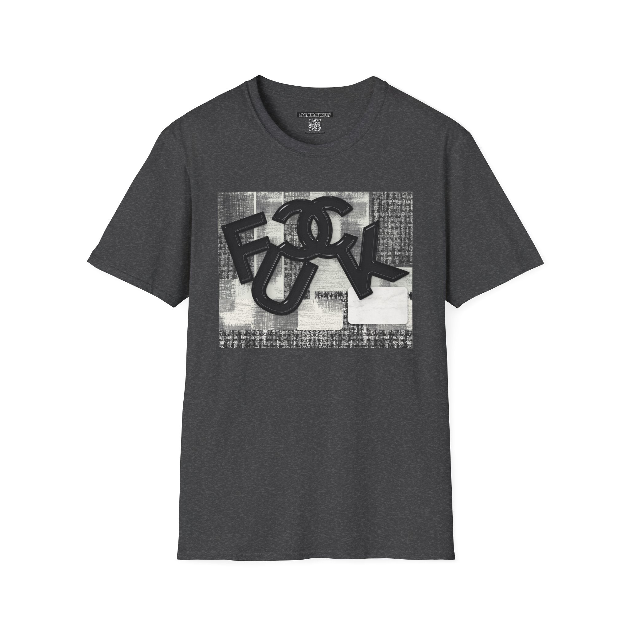 Fake Designer™: Tweed Patchwork Fuck│ Softsyle T-shirt