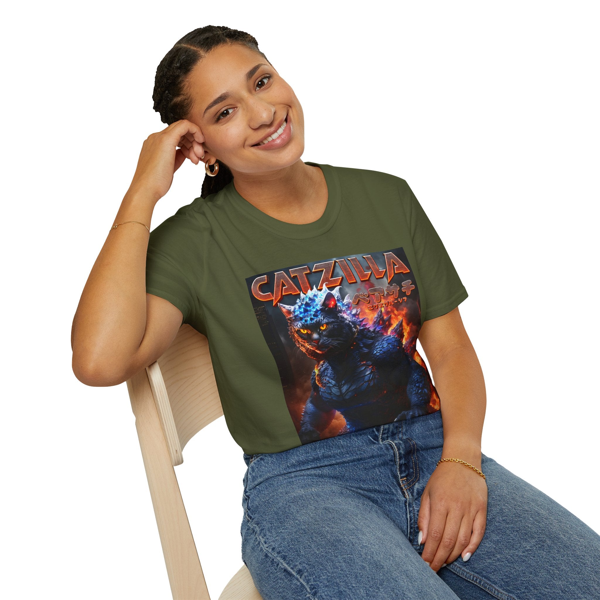Fake Designer™: Catzilla │ Softsyle T-shirt