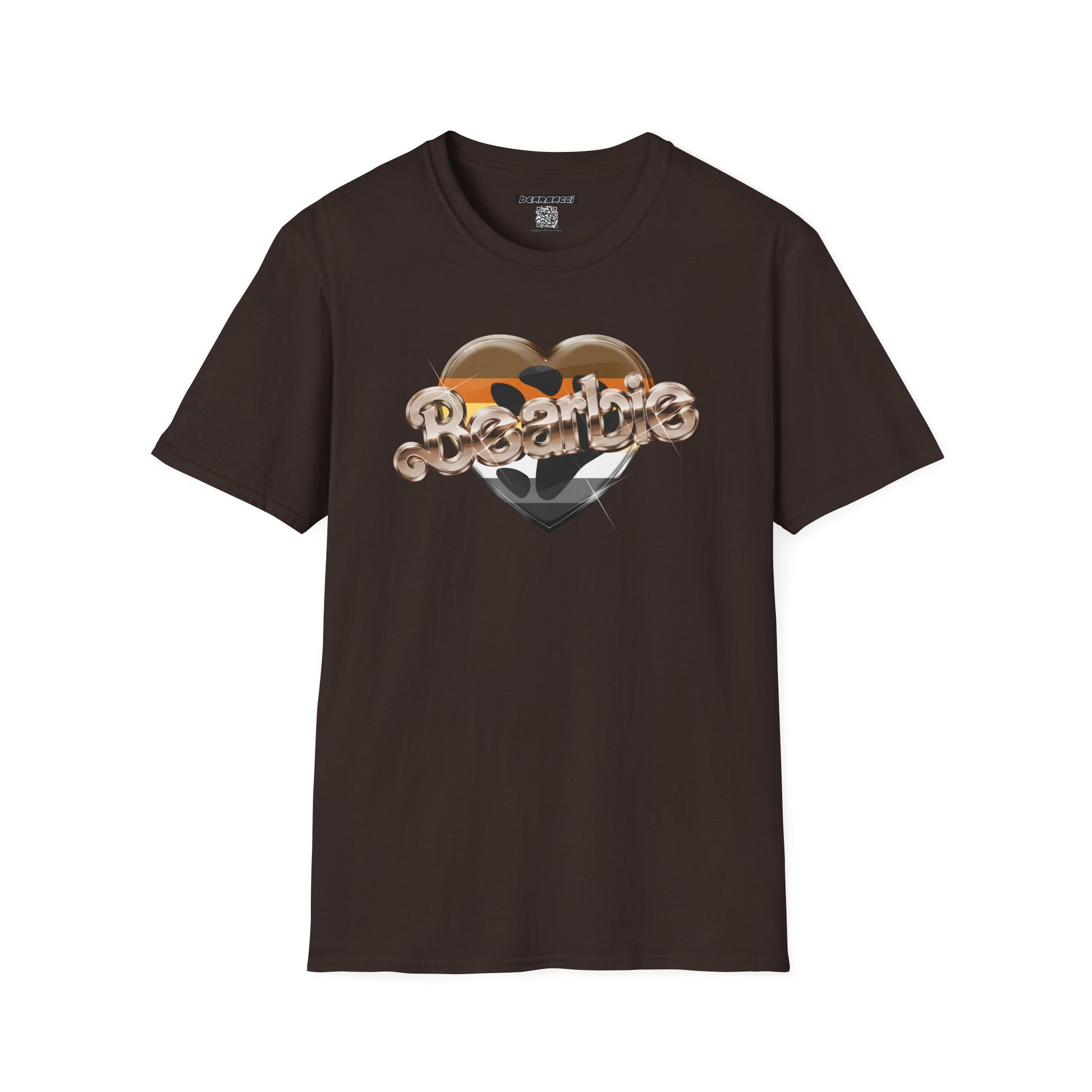 Bearbie®: Heart Claw Logo (Bear Flag Version)│ Softsyle T-shirt