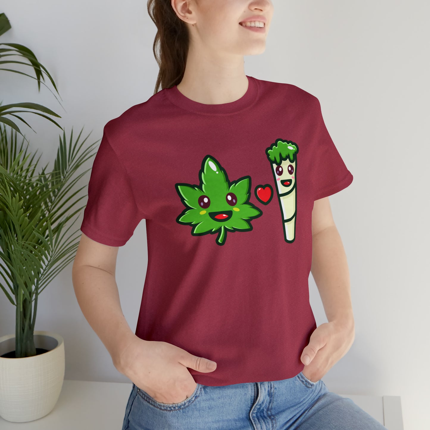 Stoney: Leafy Loves Blunty  │Premium Jersey T-shirt