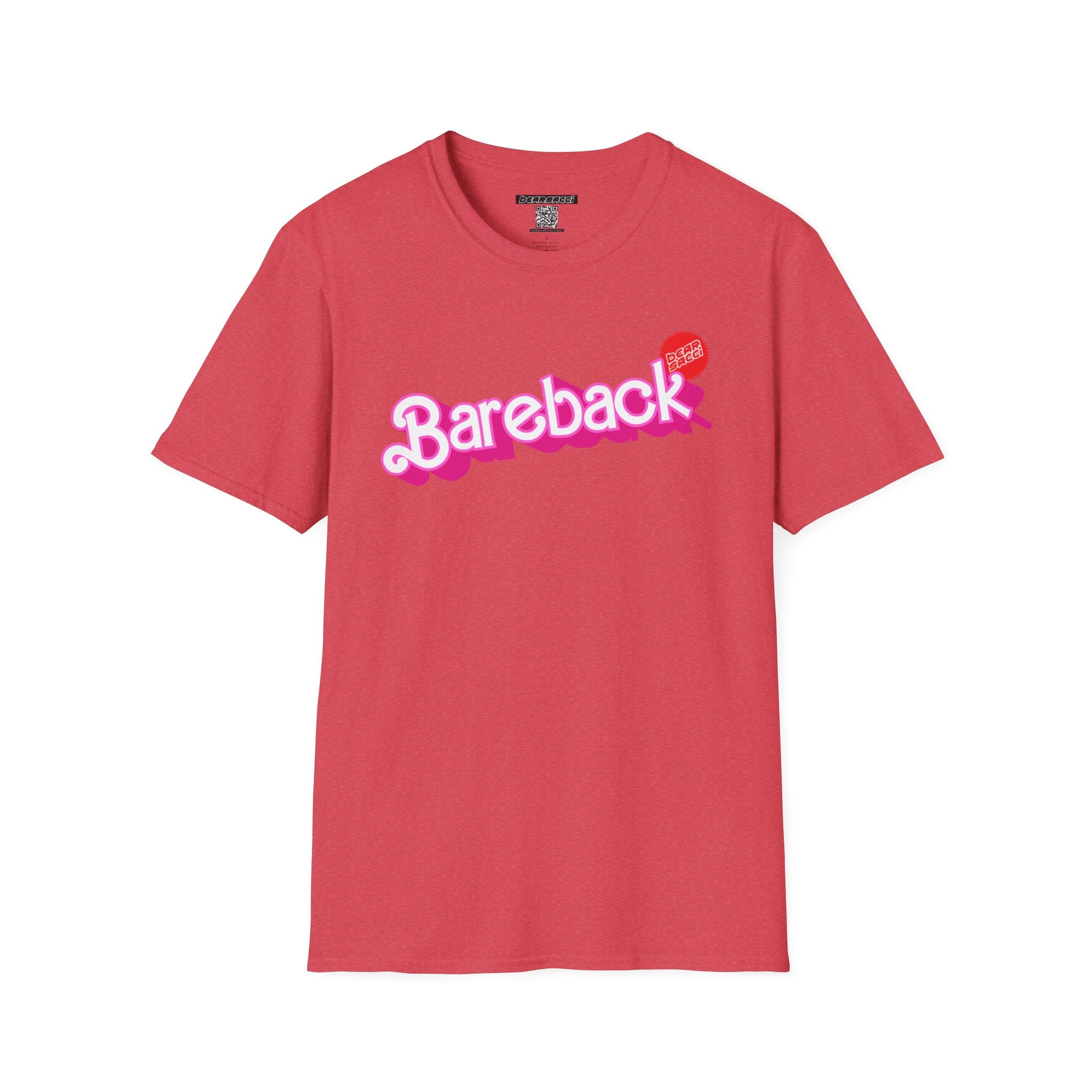 Bearbie® X Slutpride®: Bareback Logo │Softsyle T-shirt