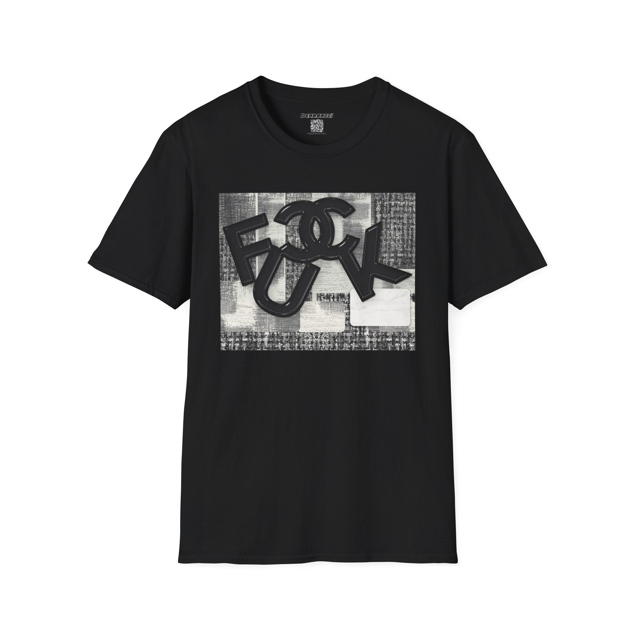 Fake Designer™: Tweed Patchwork Fuck│ Softsyle T-shirt