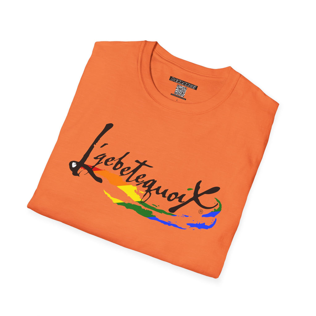 HyperPop® X FakeDesigner®: L’gbetegquoix (LGBT) Rainbow Version │ Softsyle T-shirt