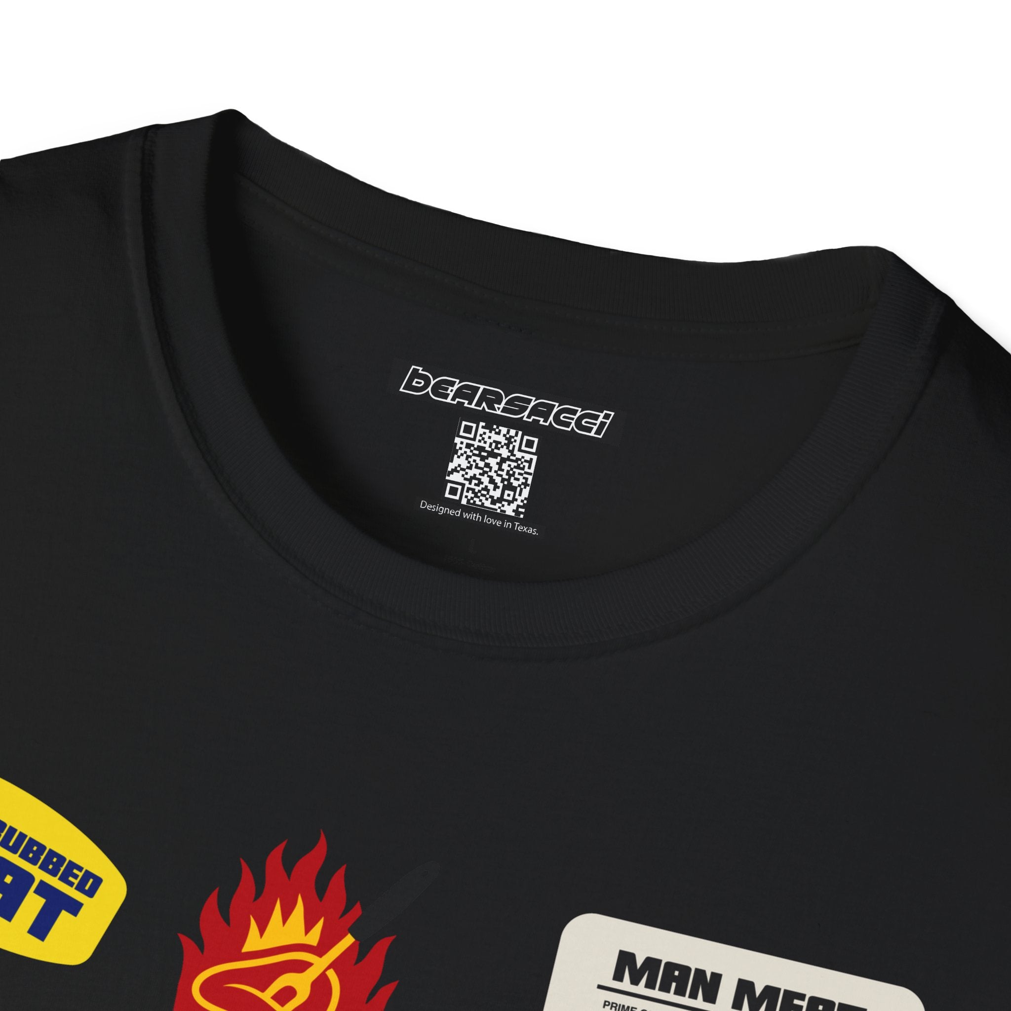 Bearmart®: Butcher Isle Meat Stickers (1990s Colorway) │Softsyle T-shirt