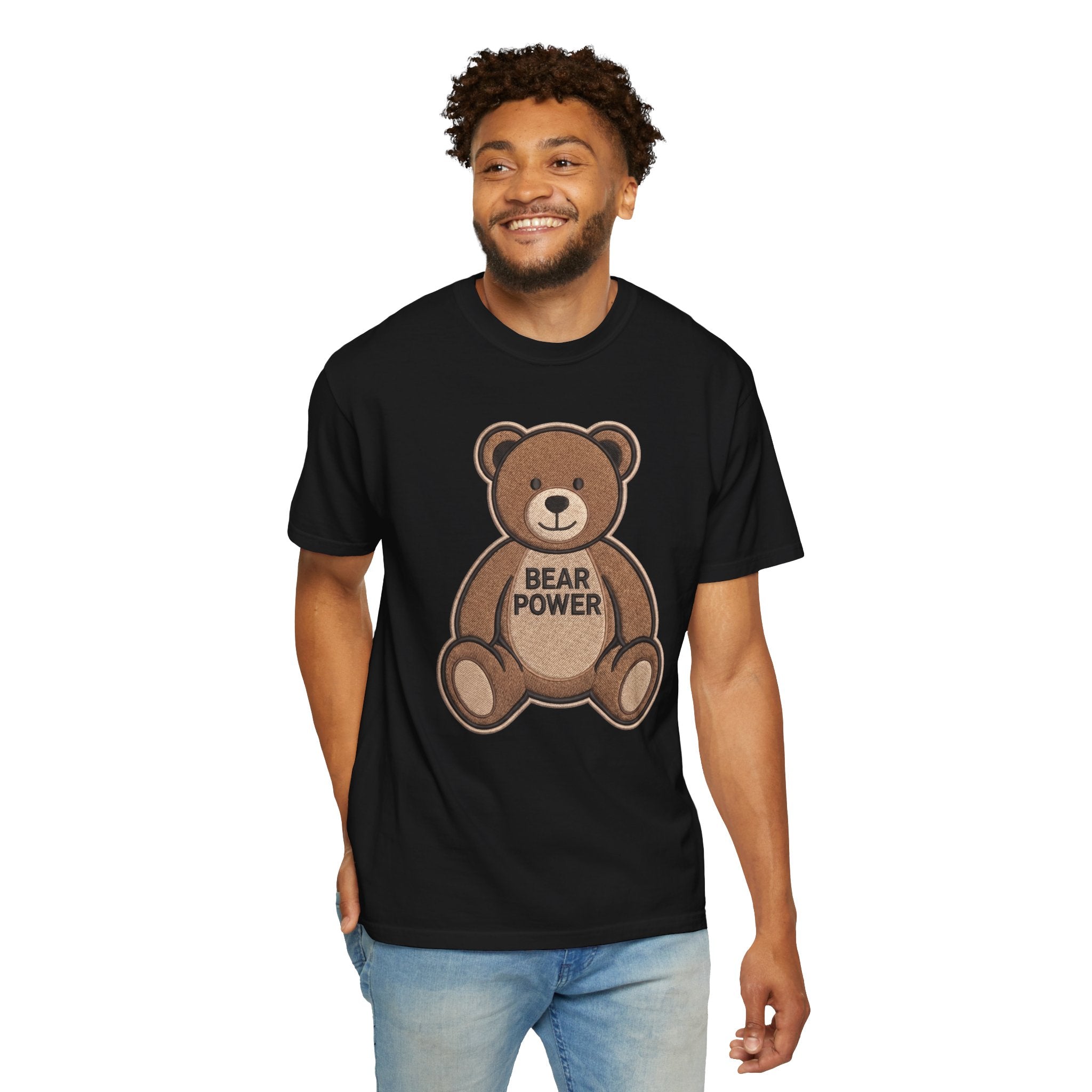 Bearmart®: Bear Power Teddybear │Comfort Colors® T-shirt