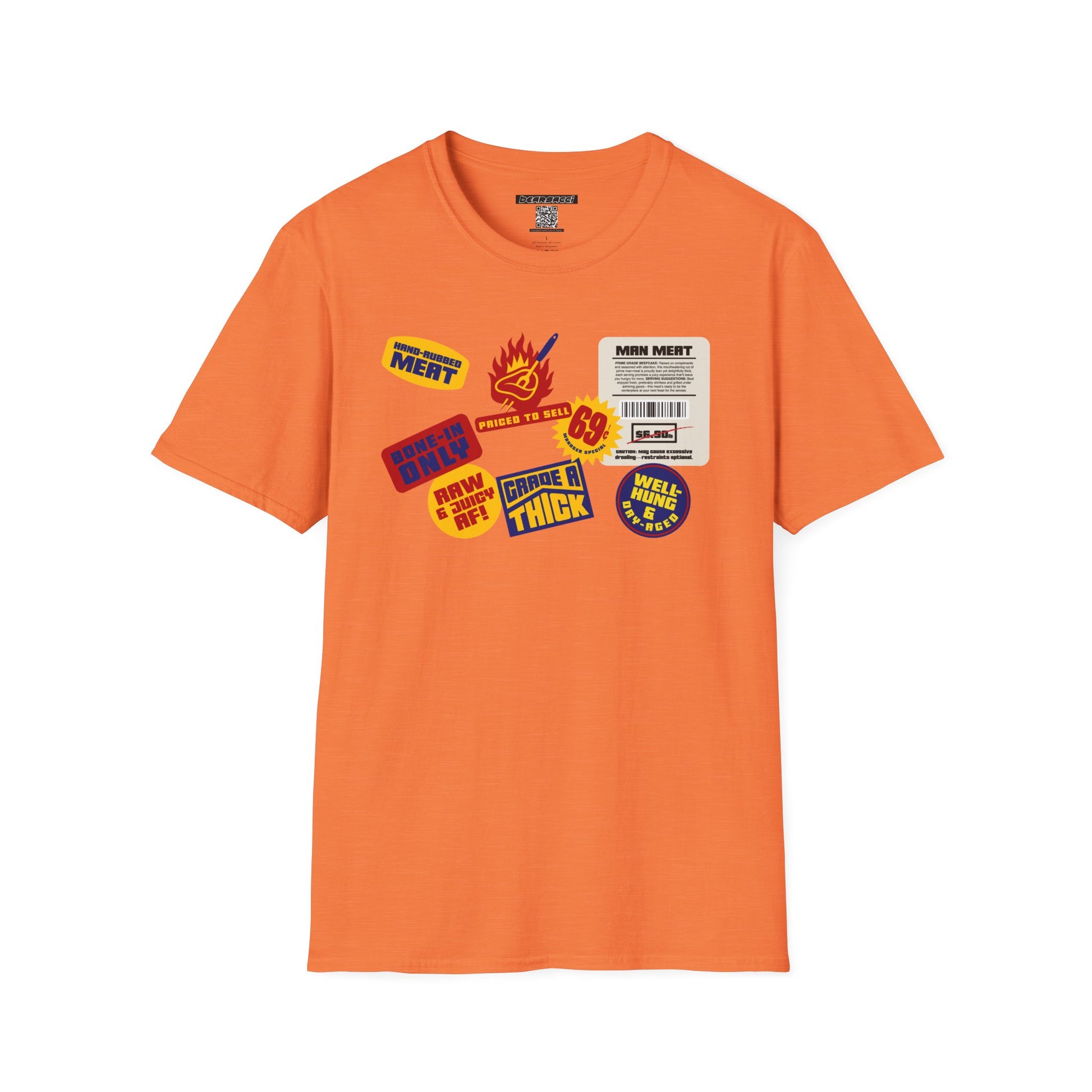 Bearmart®: Butcher Isle Meat Stickers (1950s Colorway) │Softsyle T-shirt