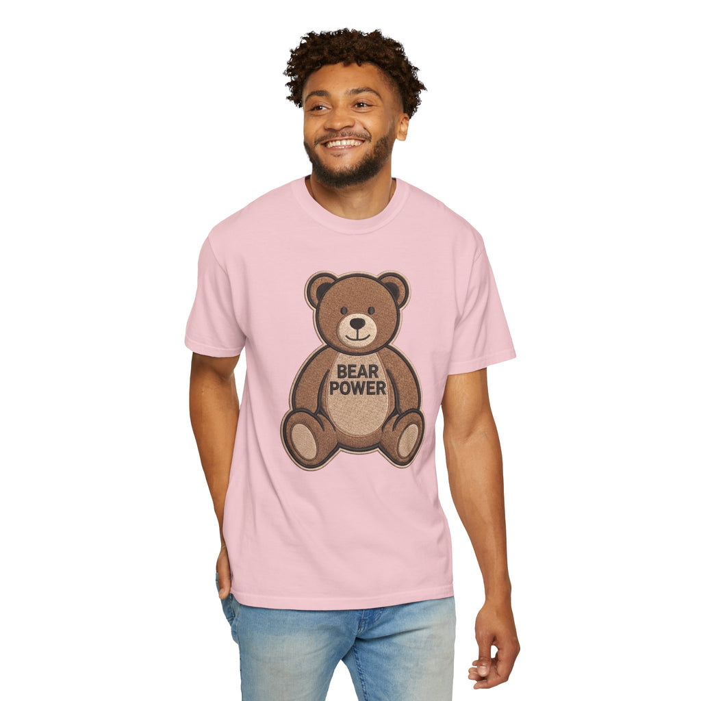 Bearmart®: Bear Power Teddybear │Comfort Colors® T-shirt
