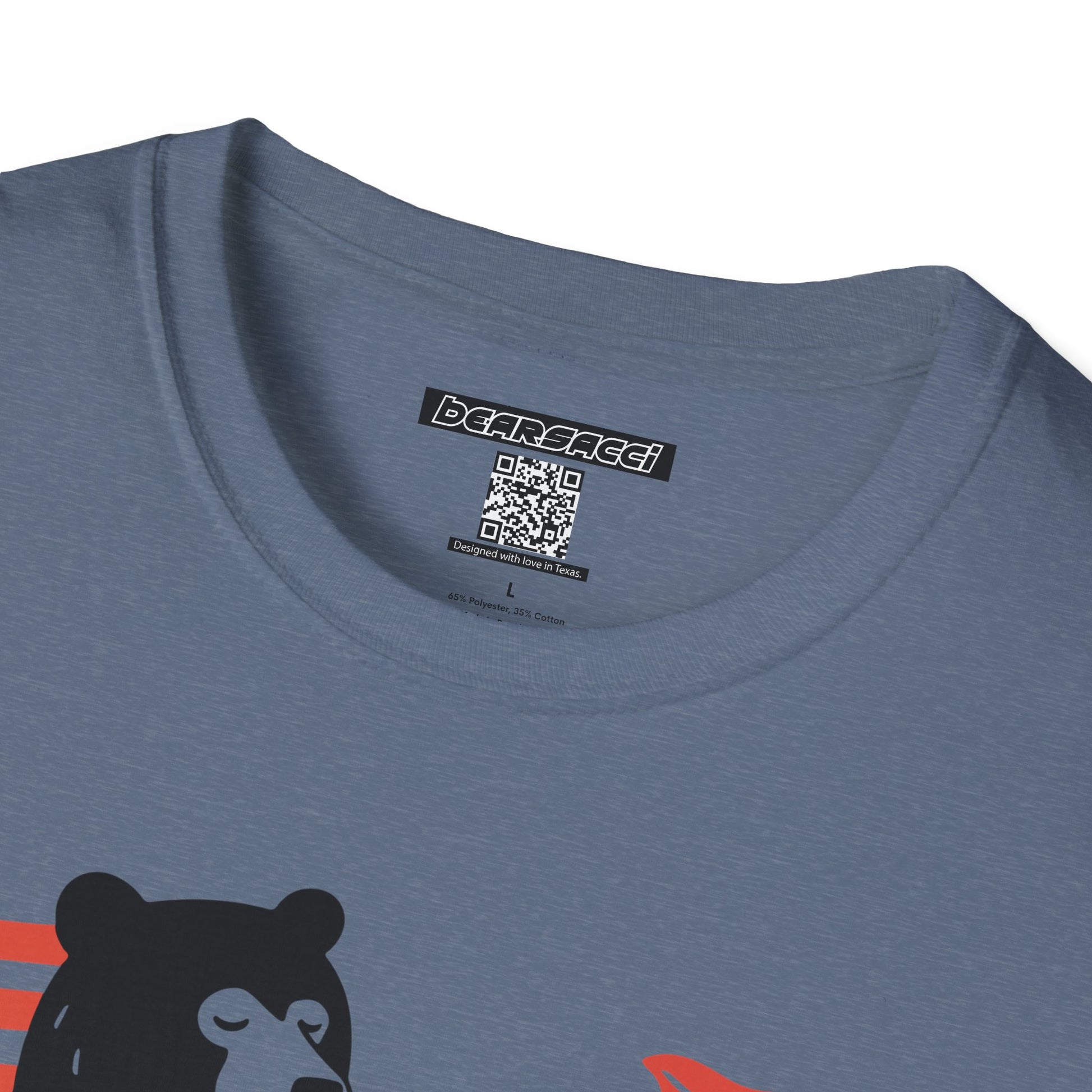 Bearsacci® X Wanderlust®: Sunday Funday Lazy Bear│ Softsyle T-shirt