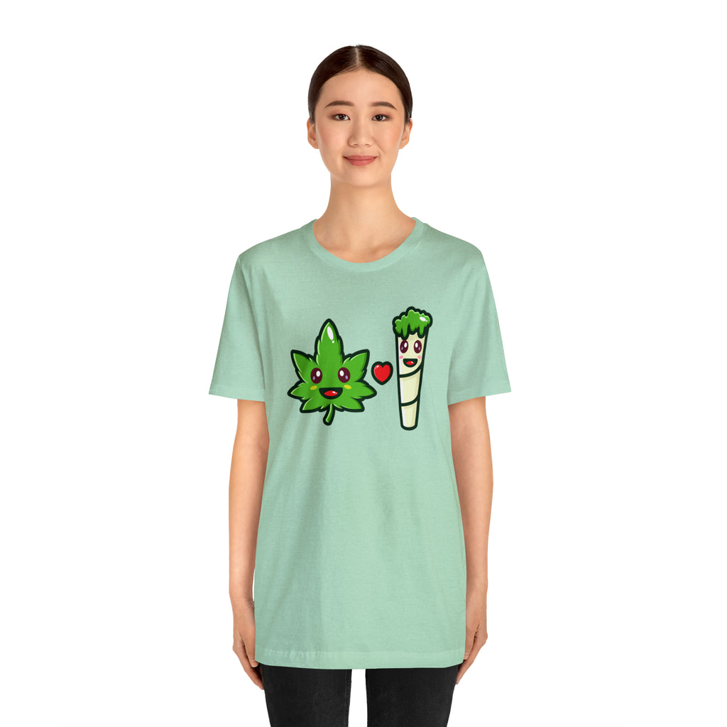 Stoney: Leafy Loves Blunty  │Premium Jersey T-shirt