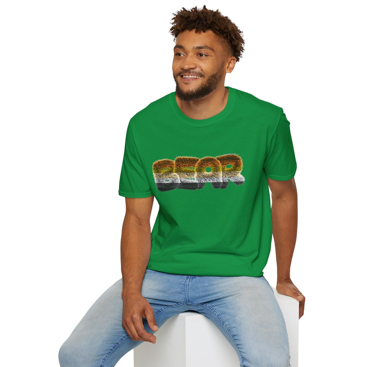 SlutPride™: Fuzzy Bear Flag│ Softsyle T-shirt