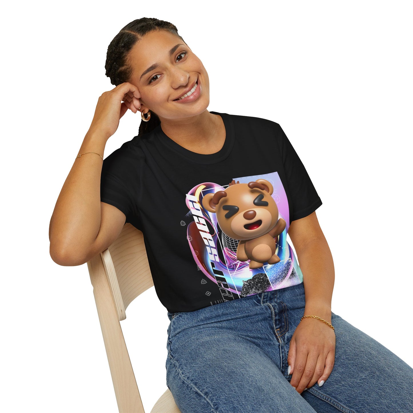 HyperPop™: Y2K Teddy Bear │ Softsyle T-shirt