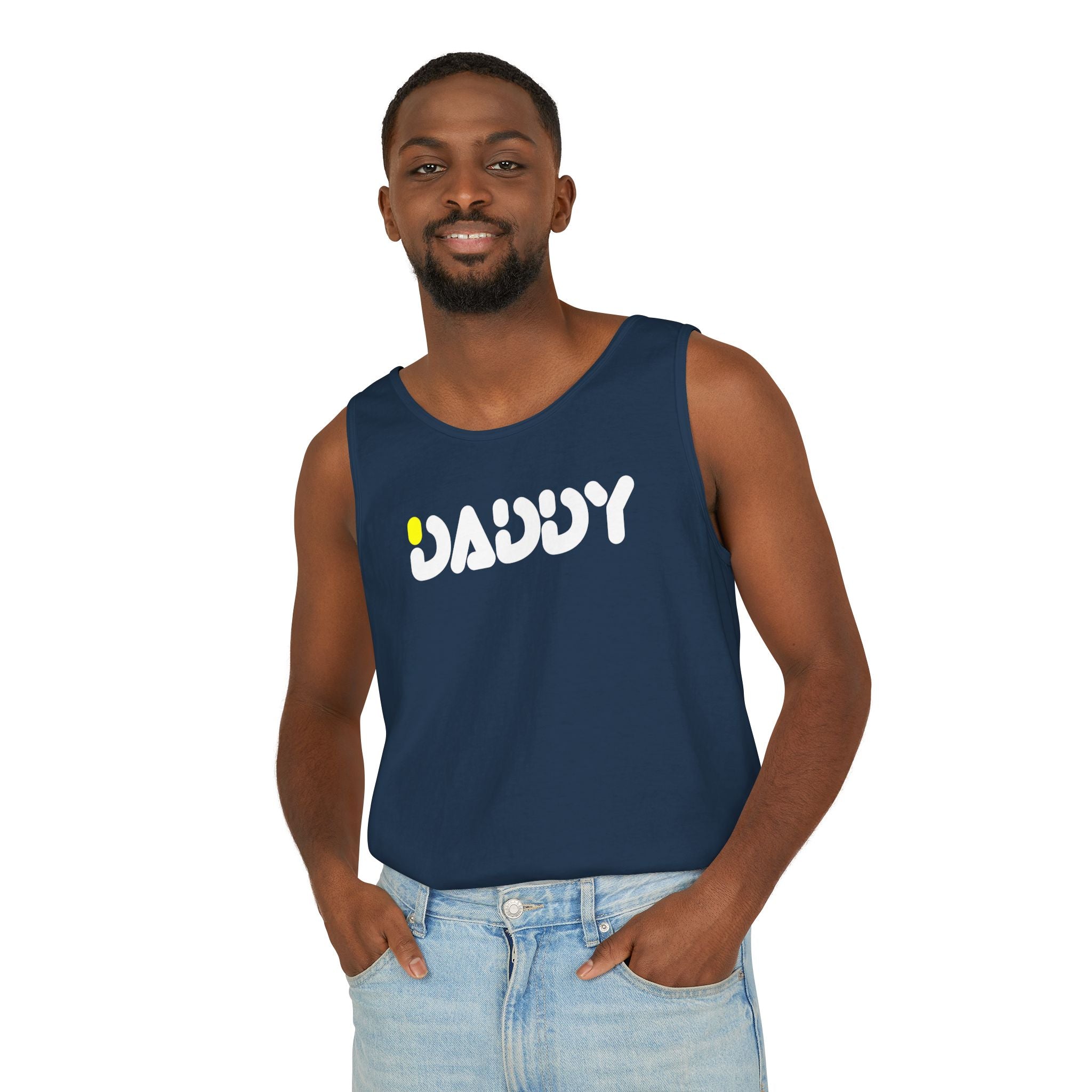 Fake Designer™ x GymBros™: Daddy │ Garment-Dyed Tank Top