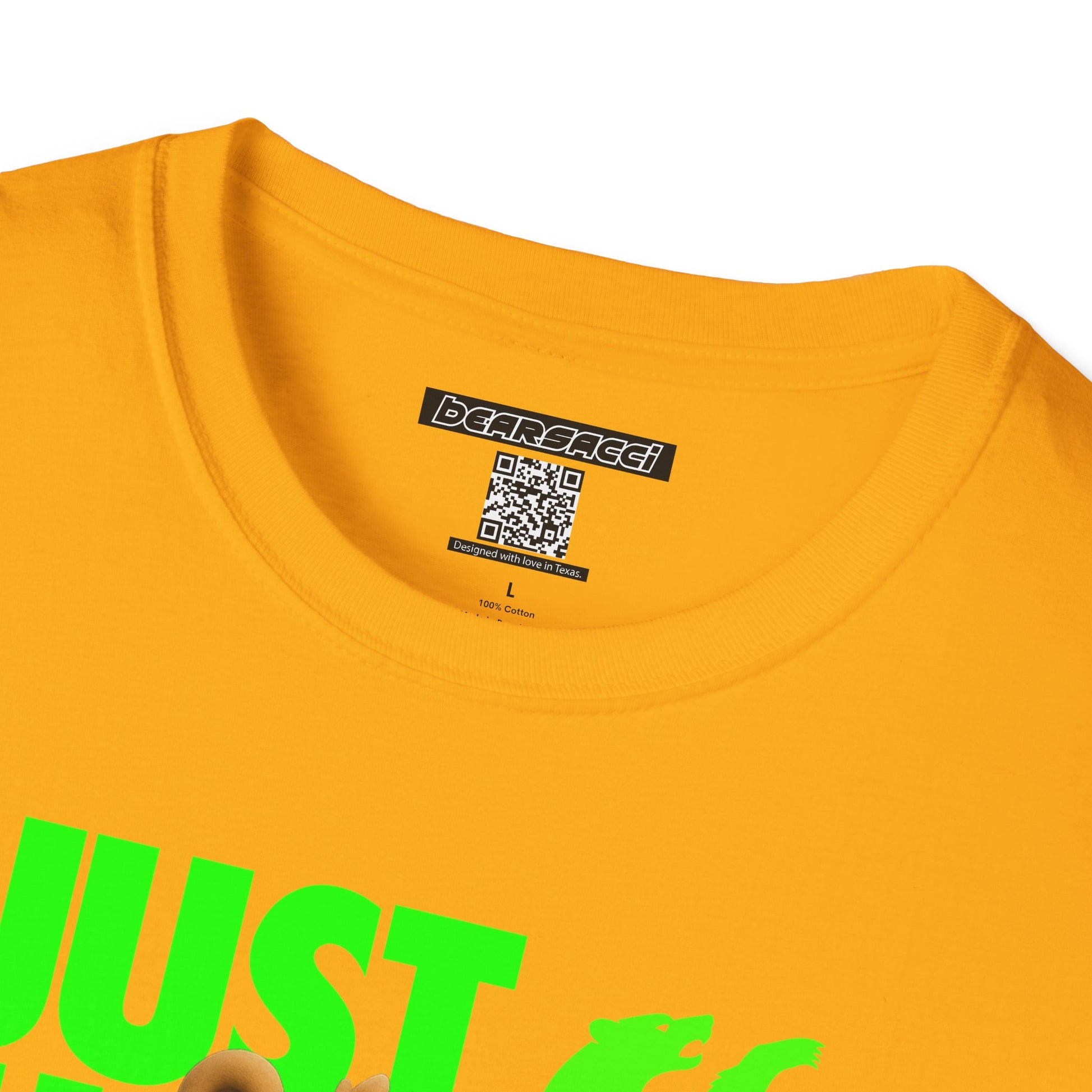 Bearsacci™ X Dominion: Just Fucking Do It Brat Teddy Bear│ Softsyle T-shirt