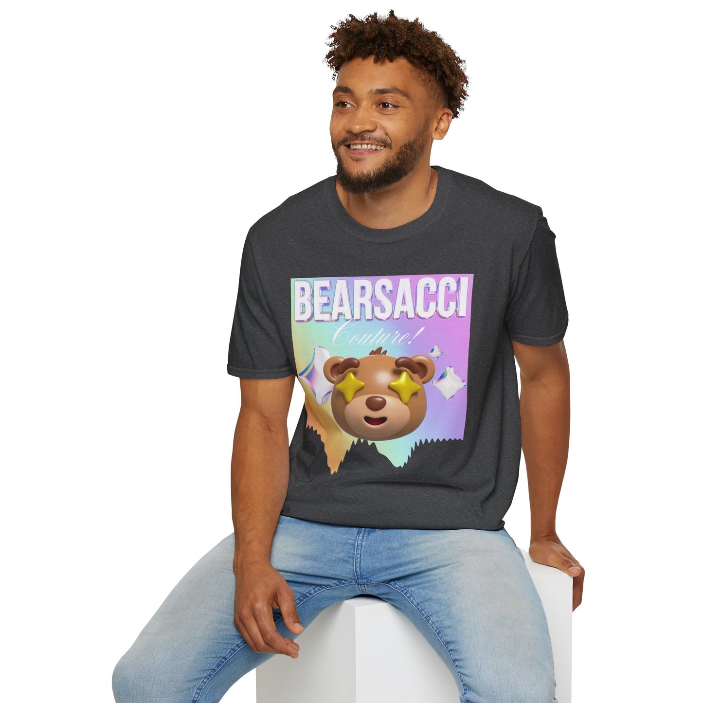 Fake Designer™: Holo Teddy Bear│ Softsyle T-shirt