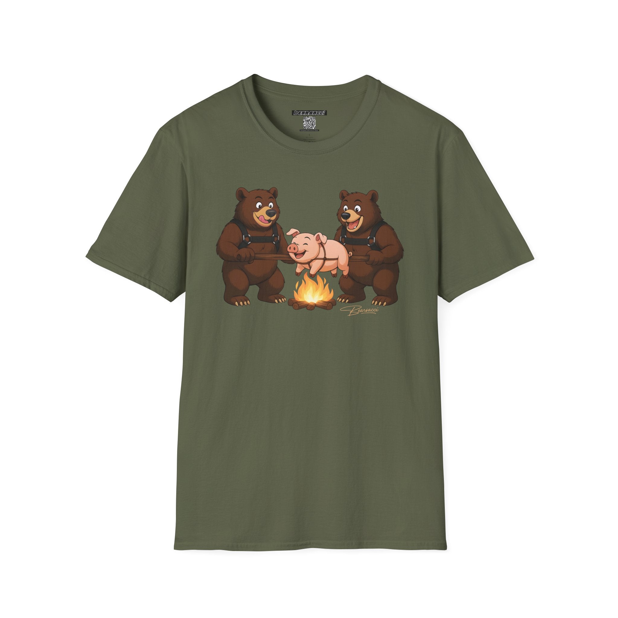 Bearmart®: Spit Roast Pig │Softsyle T-shirt
