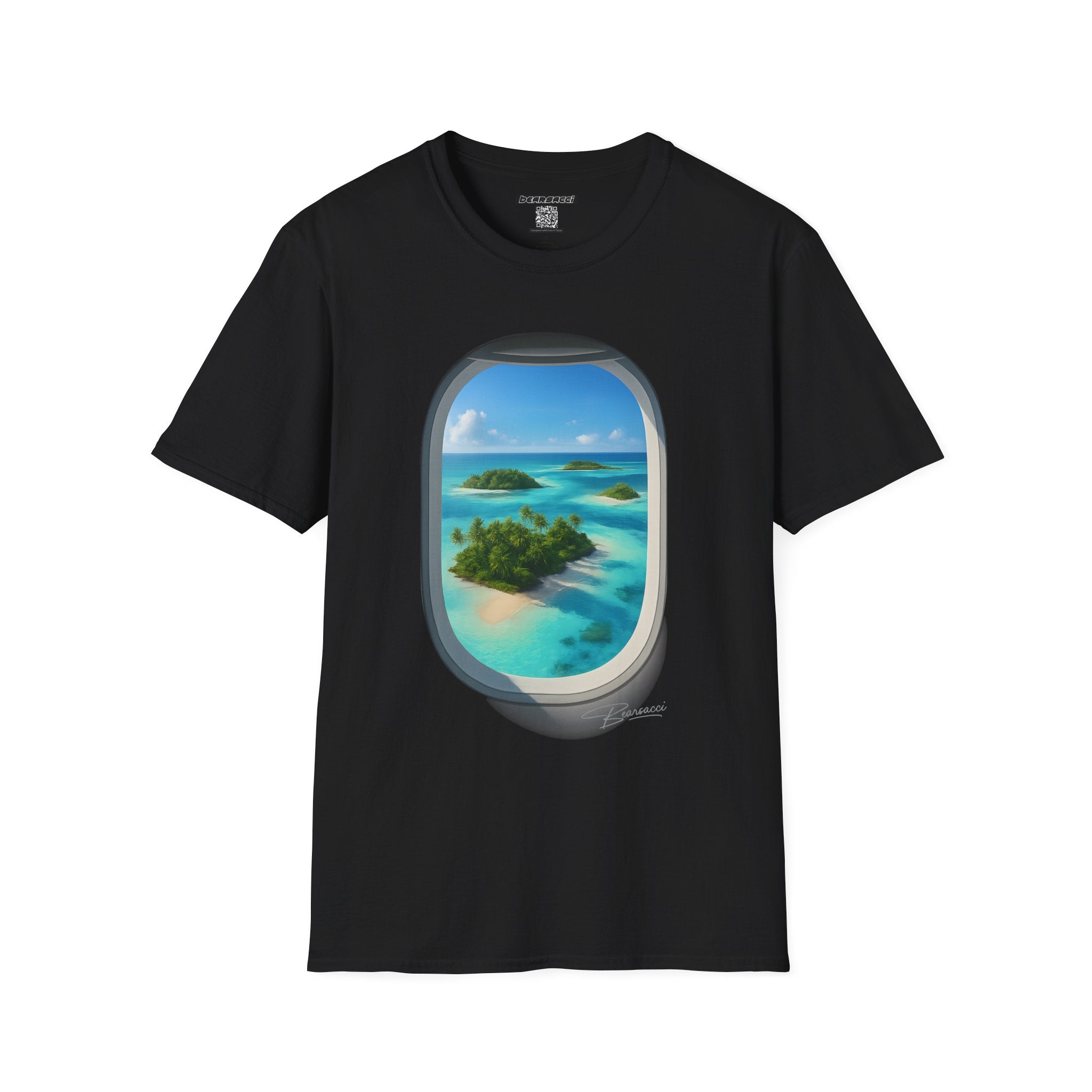 HyperPop™ X Wanderlust™ X FakeDesigner™: Window Seat Porthole Fantasy │ Softsyle T-shirt