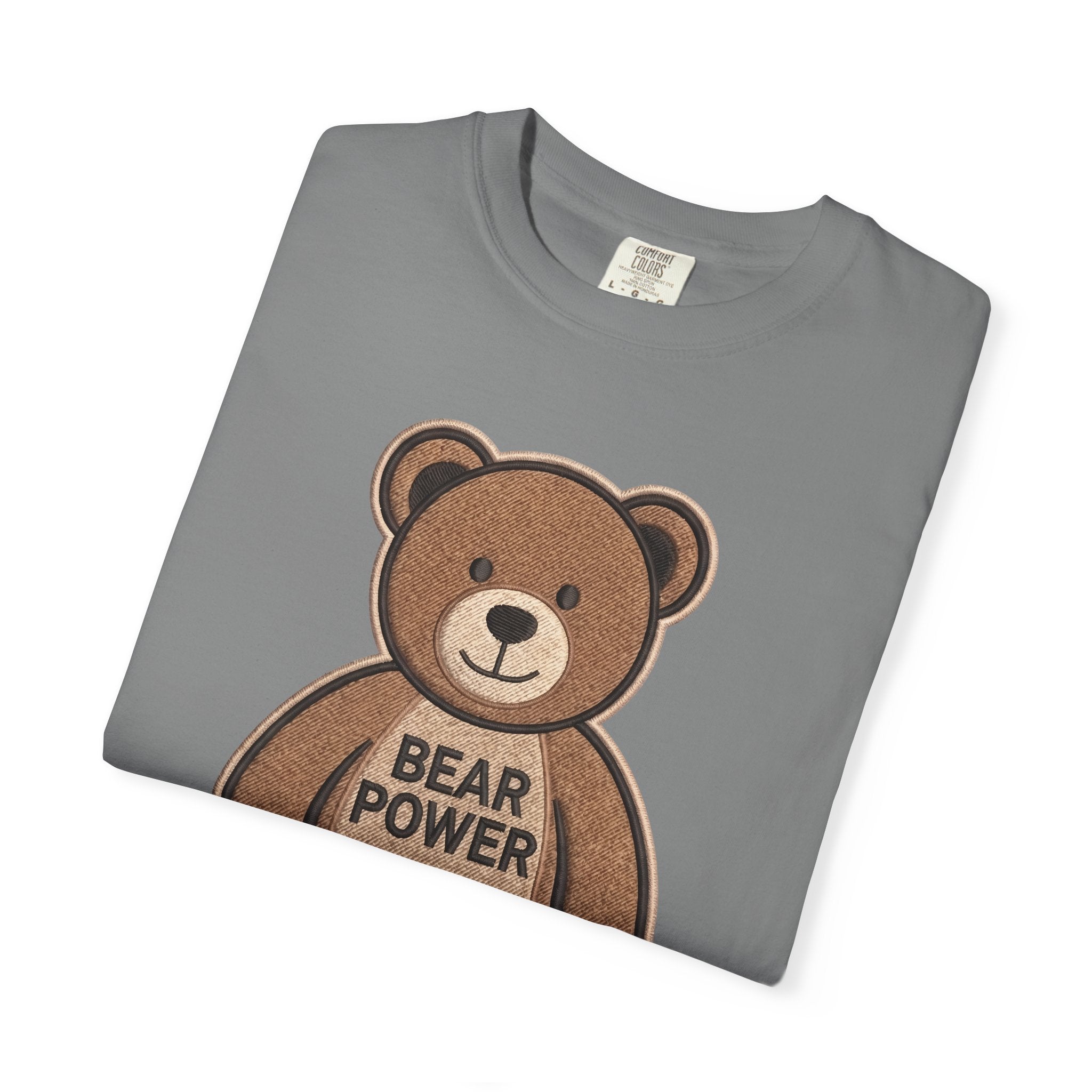 Bearmart®: Bear Power Teddybear │Comfort Colors® T-shirt